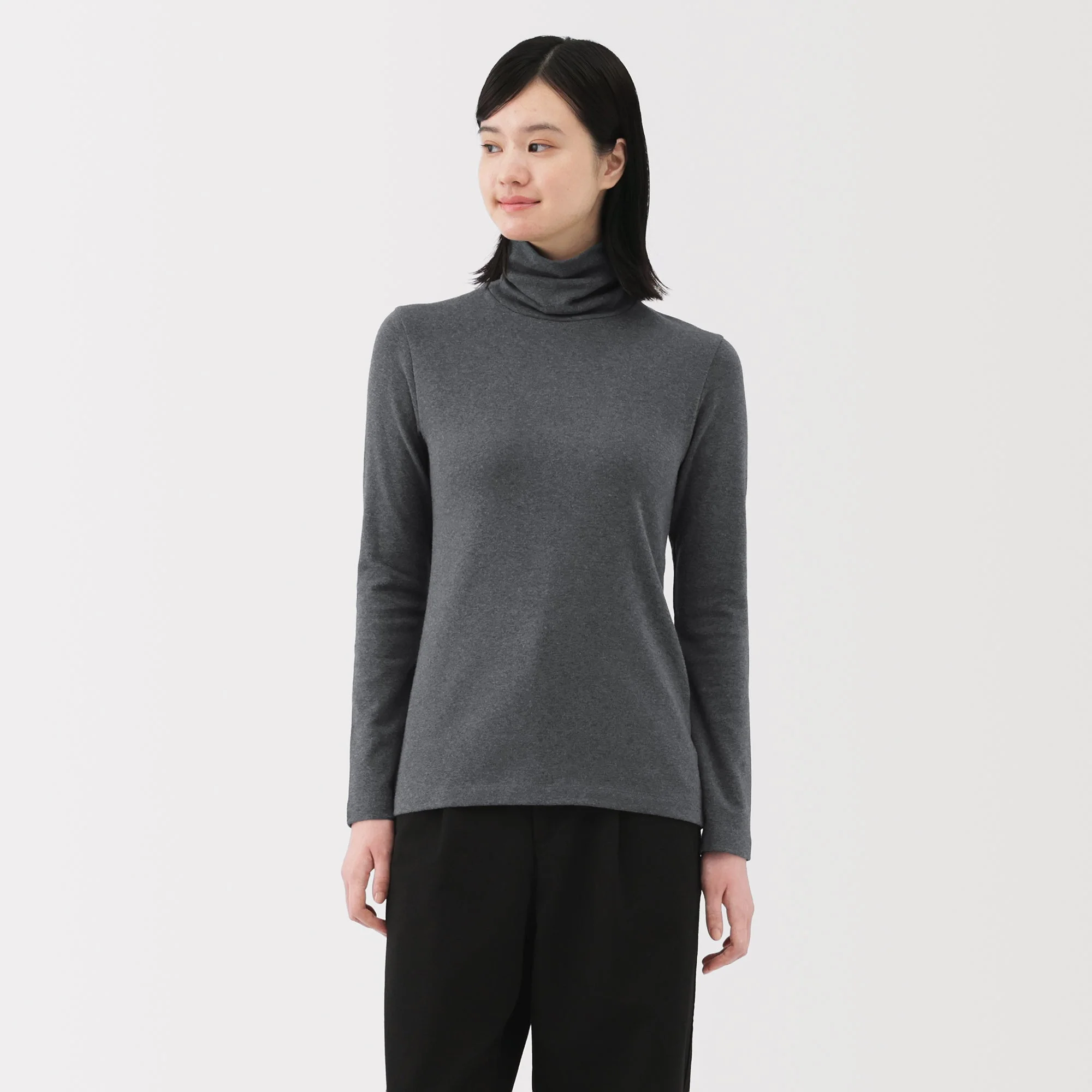 Brushed Turtleneck T-Shirt - Image 10