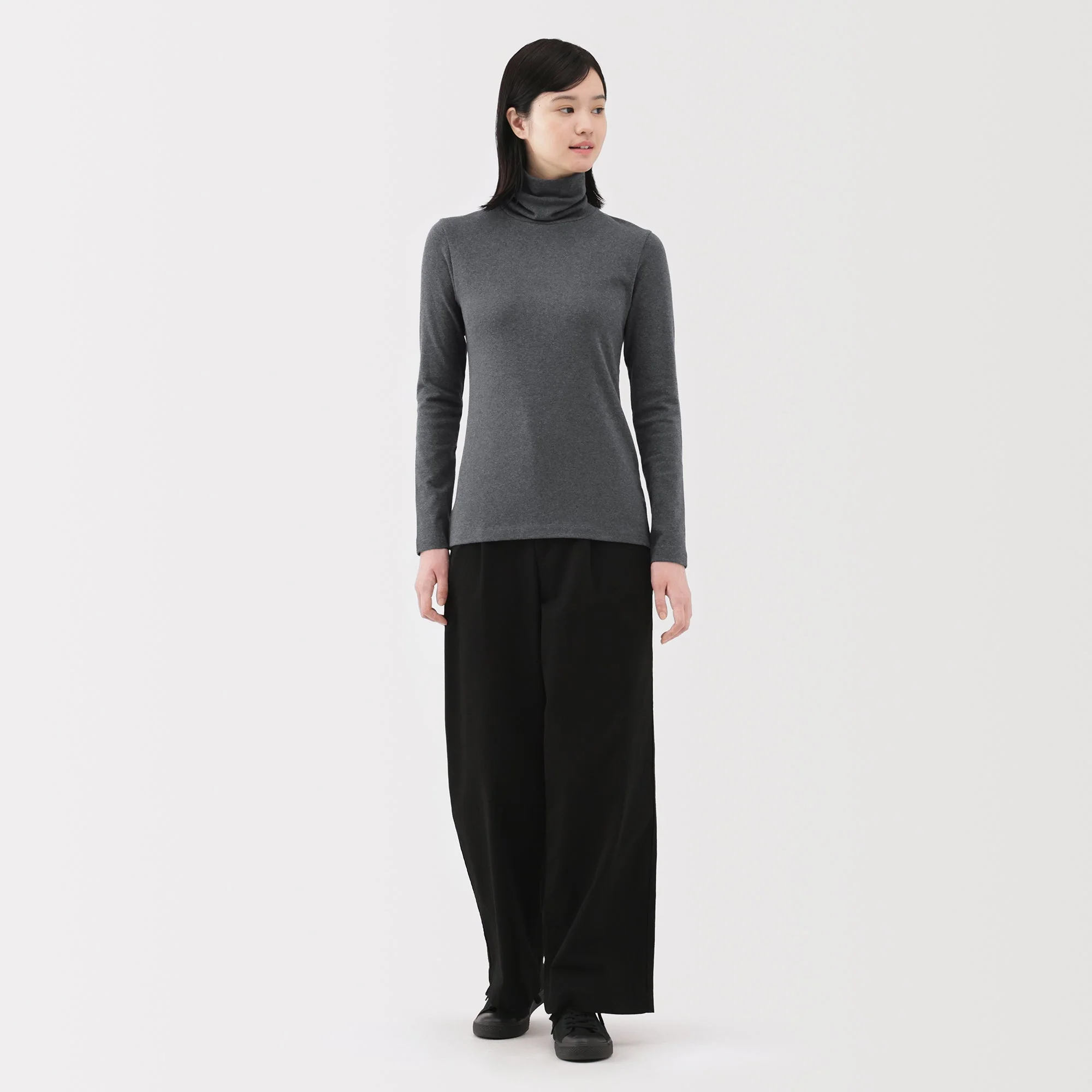 Brushed Turtleneck T-Shirt - Image 11