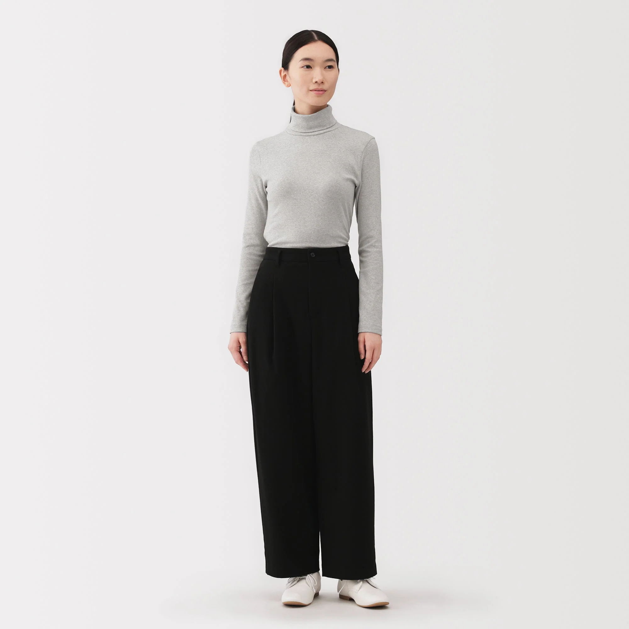Brushed Turtleneck T-Shirt - Image 25