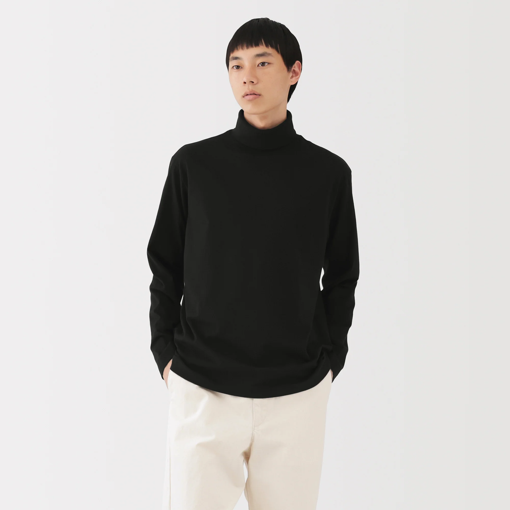 Brushed Turtleneck T-Shirt - Image 24