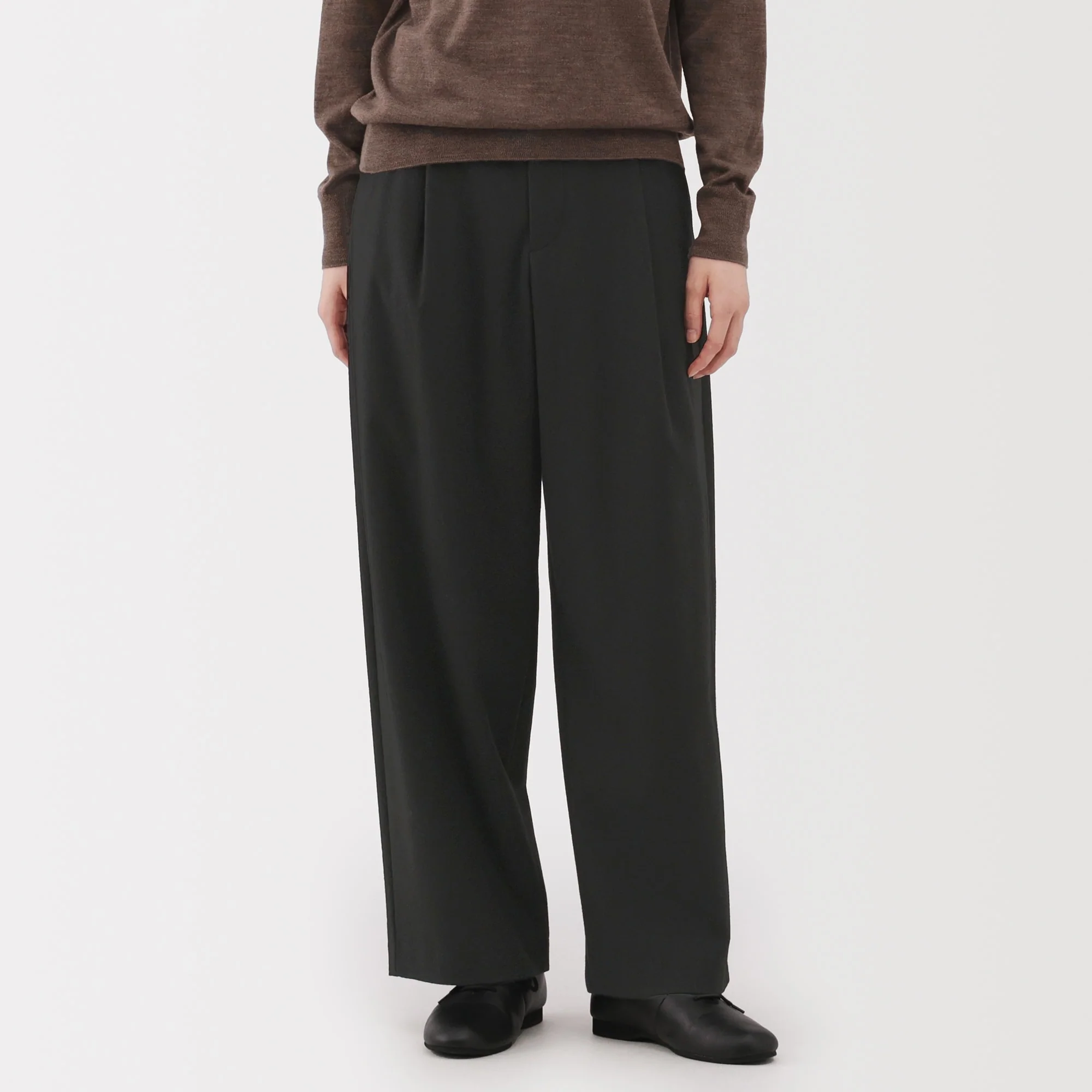 Brushed Wide Pants - Image 13