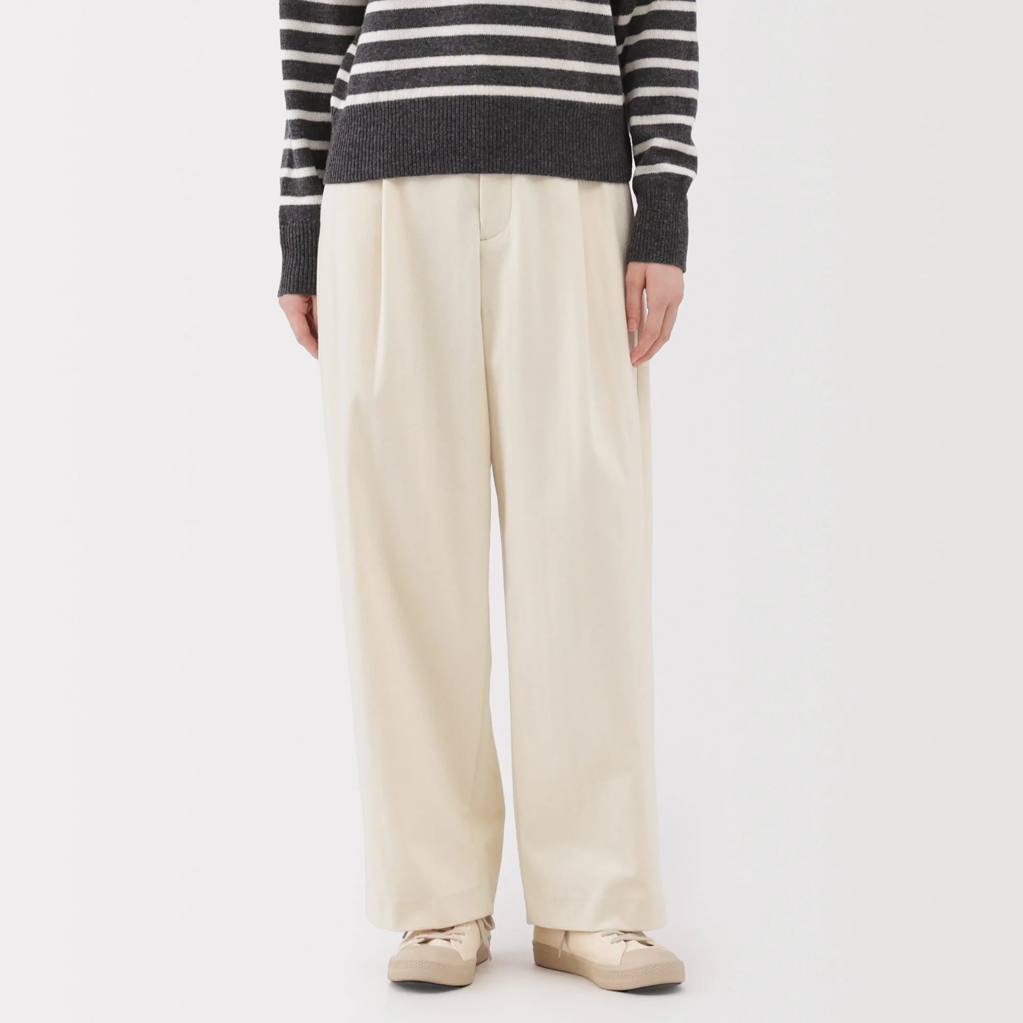 Brushed Wide Pants - Image 23