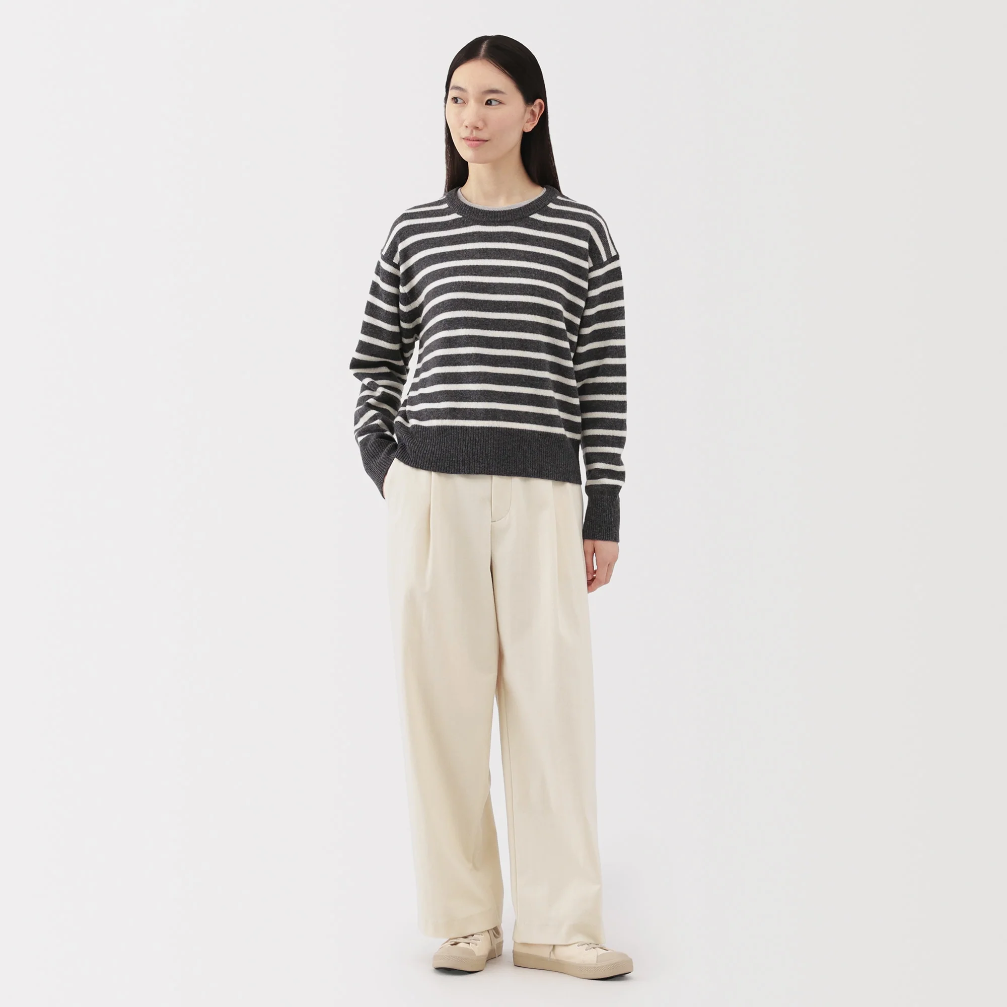 Brushed Wide Pants - Image 24