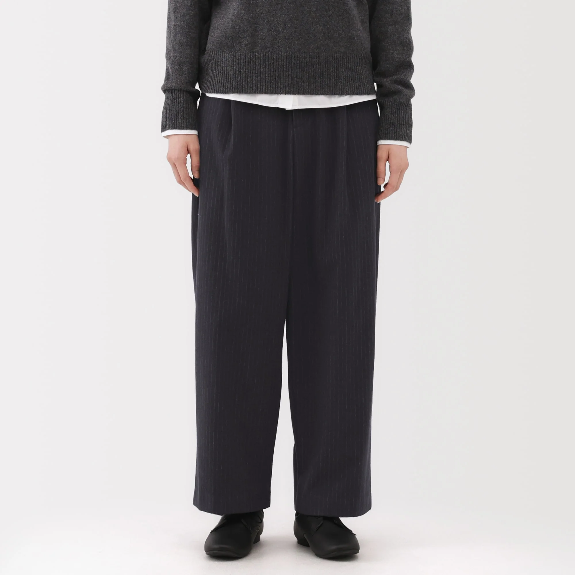Brushed Wide Pants - Image 33