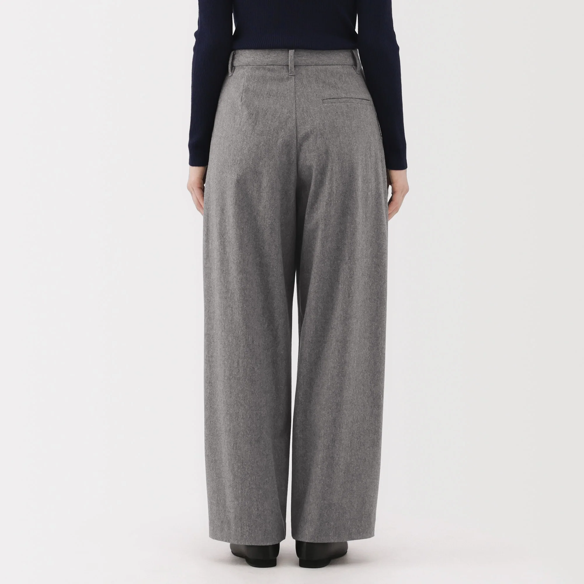 Brushed Wide Pants - Image 36