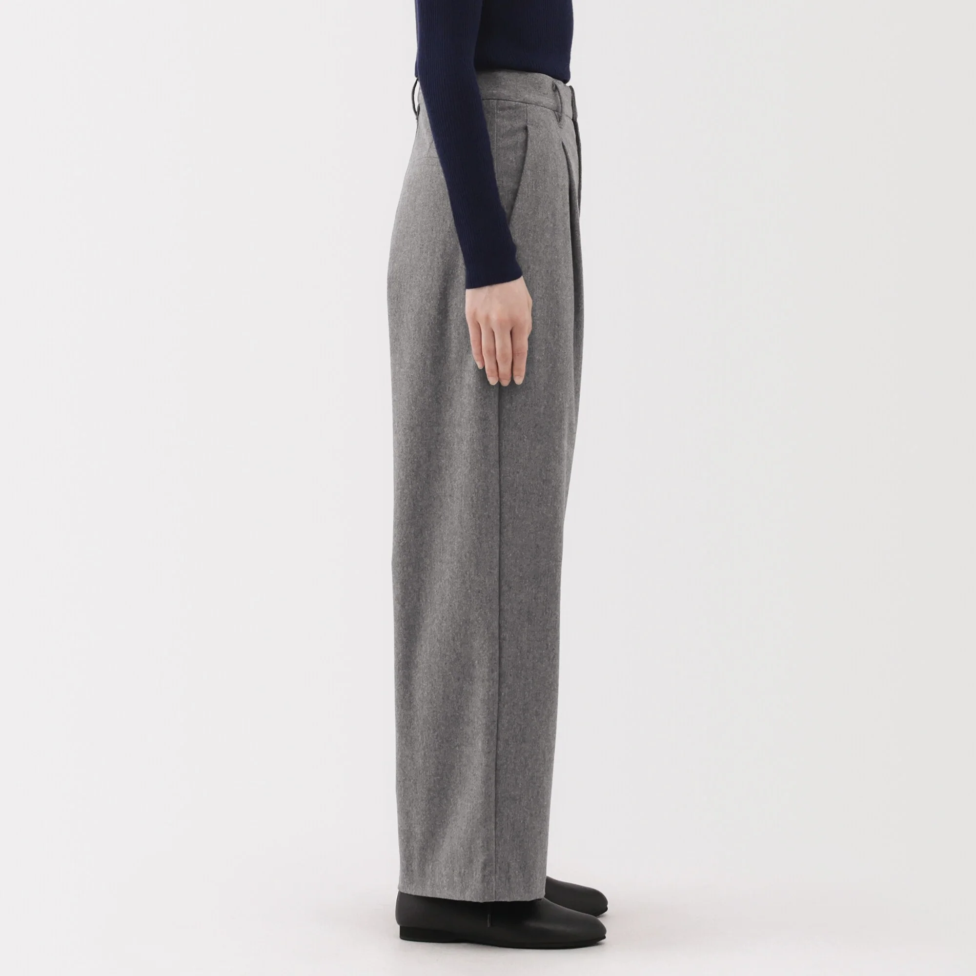 Brushed Wide Pants - Image 5
