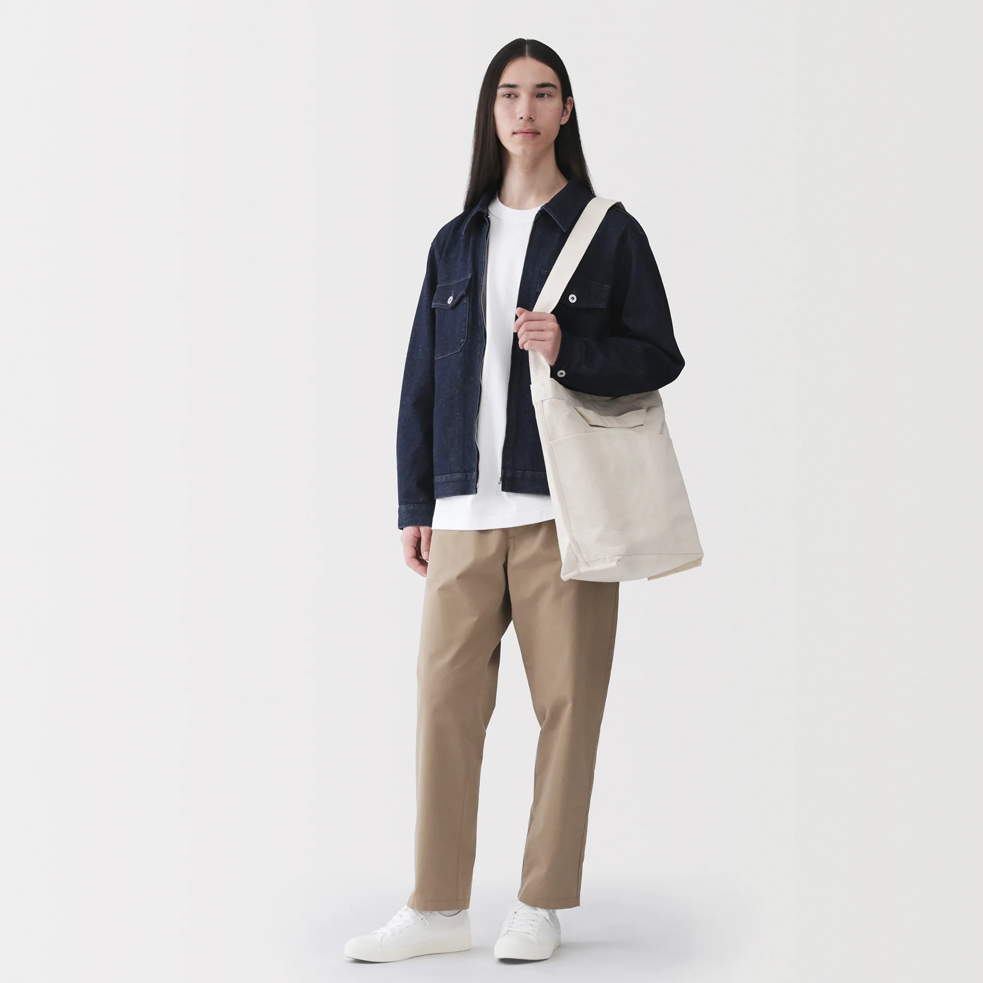 Canvas Shoulder Tote Bag - Image 5