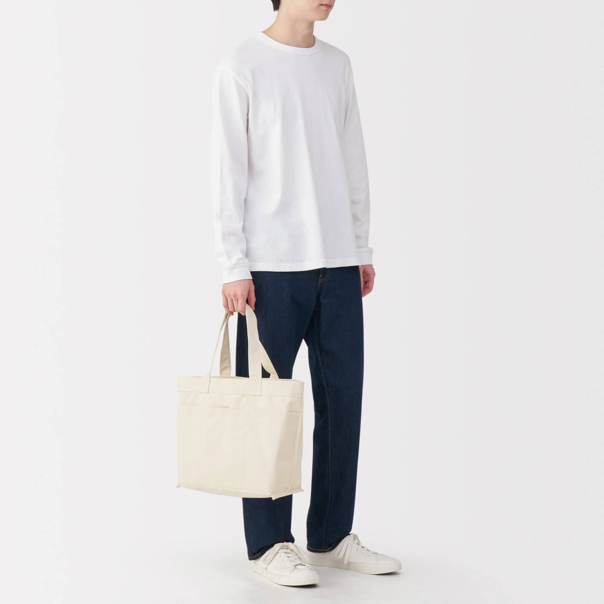 Canvas Wide Tote Bag - Image 9
