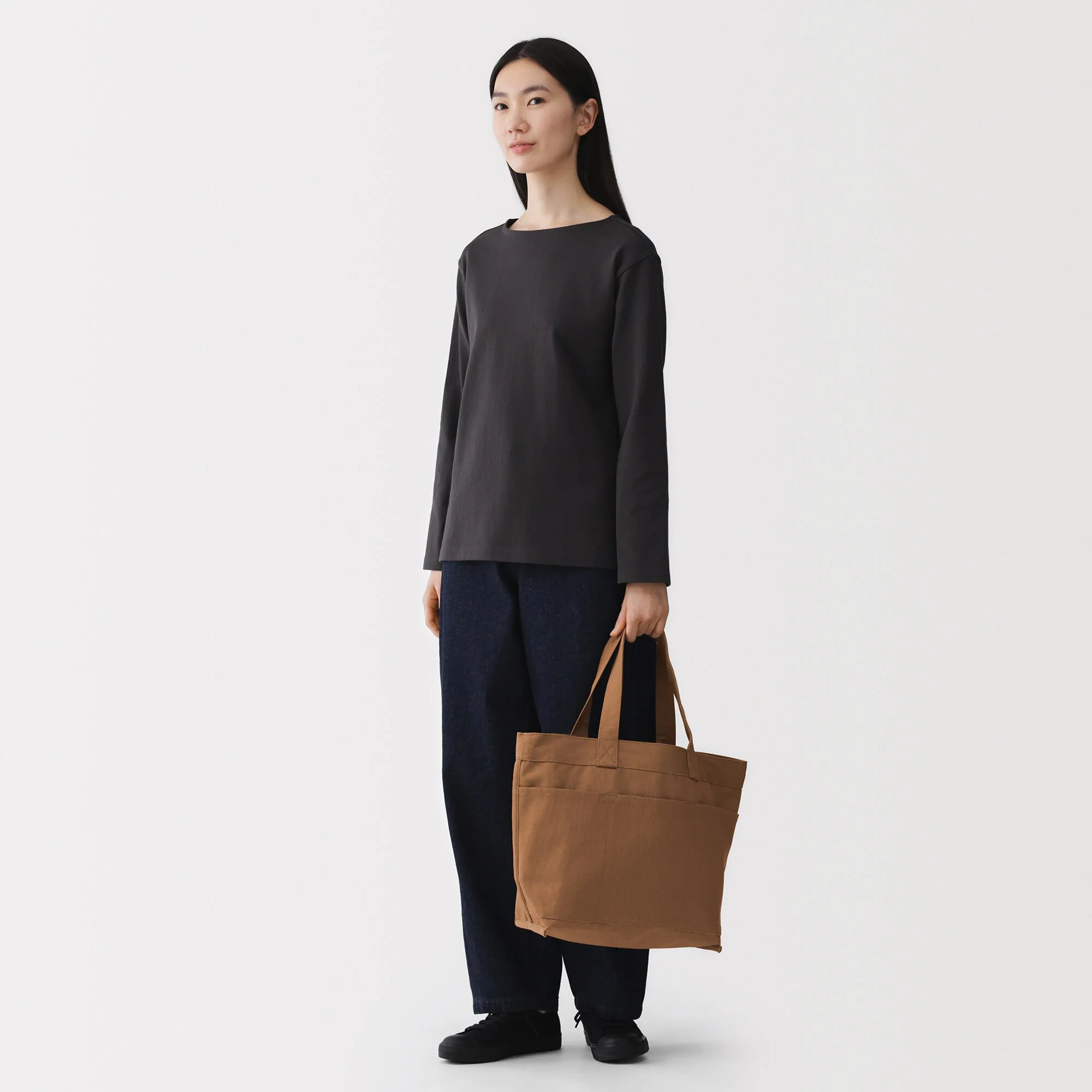 Canvas Wide Tote Bag - Image 17