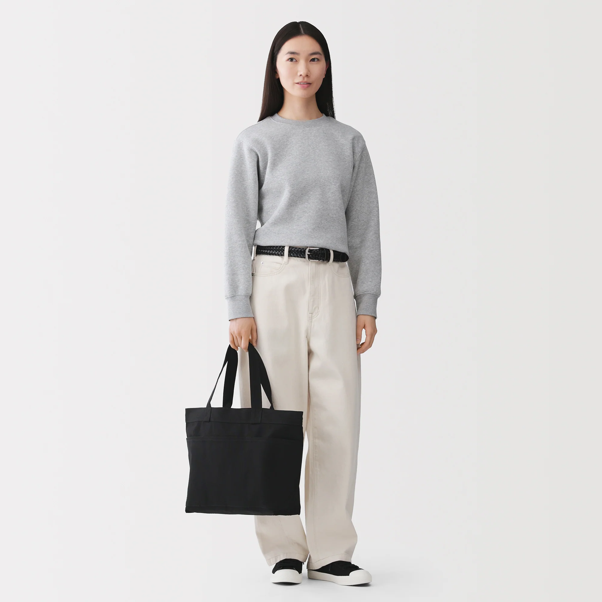 Canvas Wide Tote Bag - Image 3