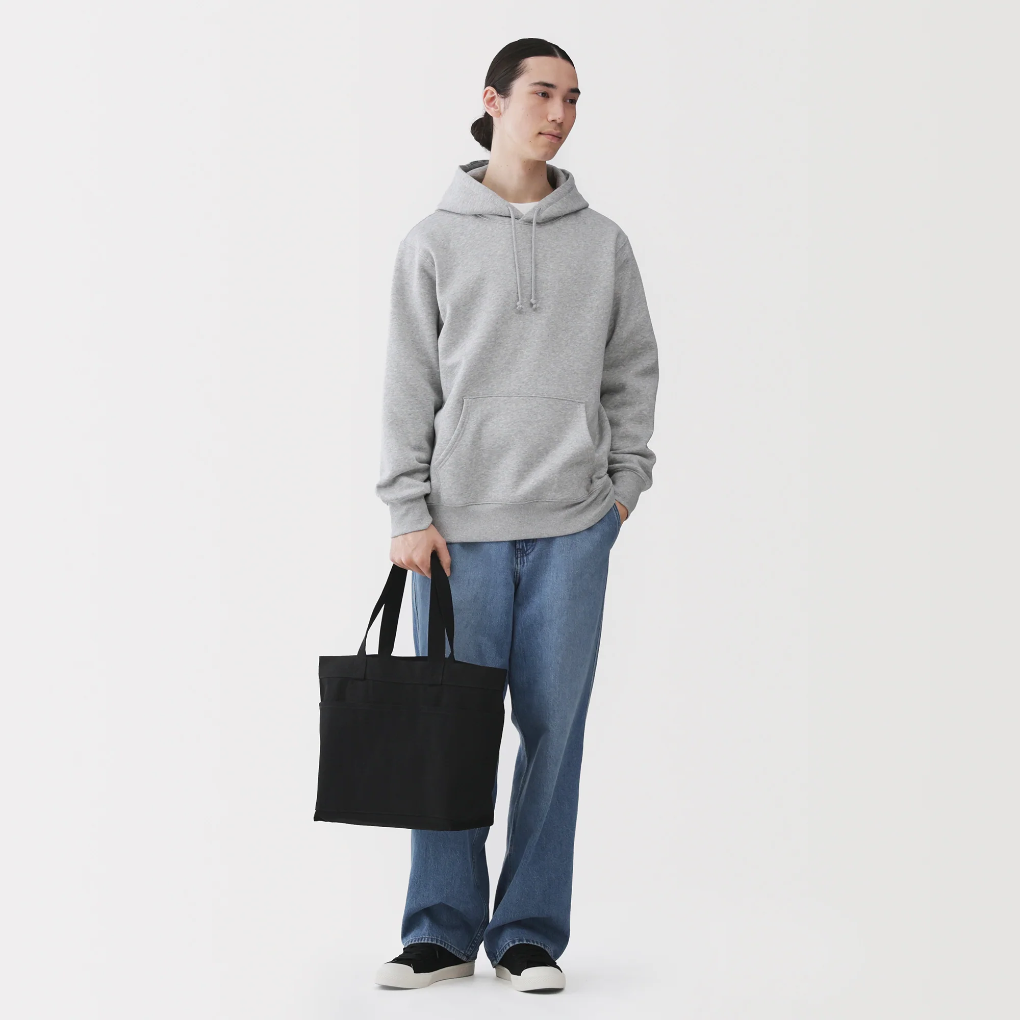 Canvas Wide Tote Bag - Image 4