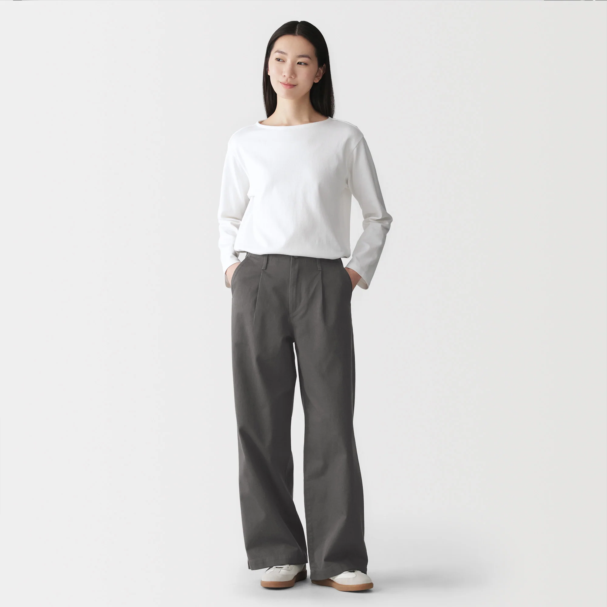 Chino Darted Wide Pants - Image 13