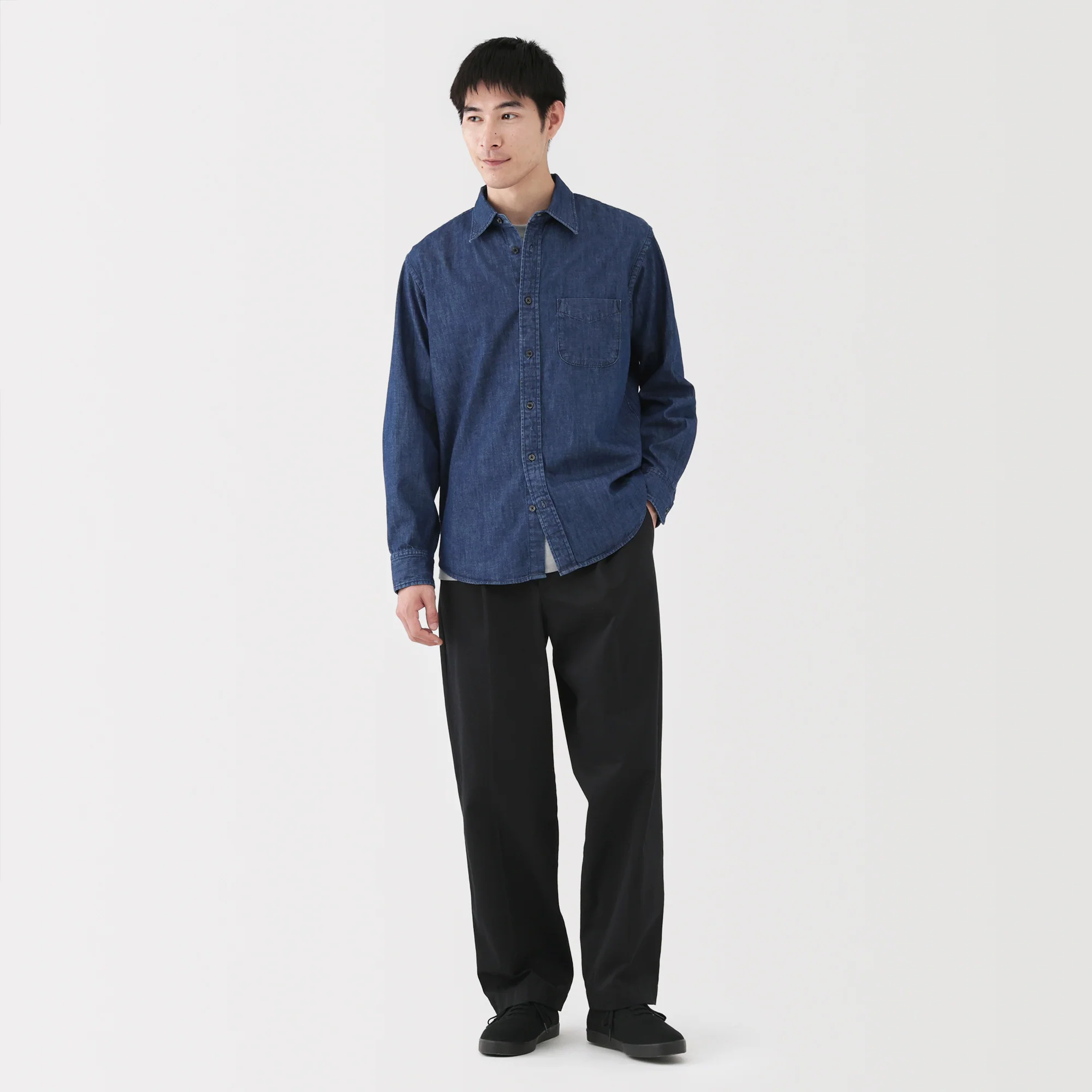 Chino Pleated Wide Pants - Image 13
