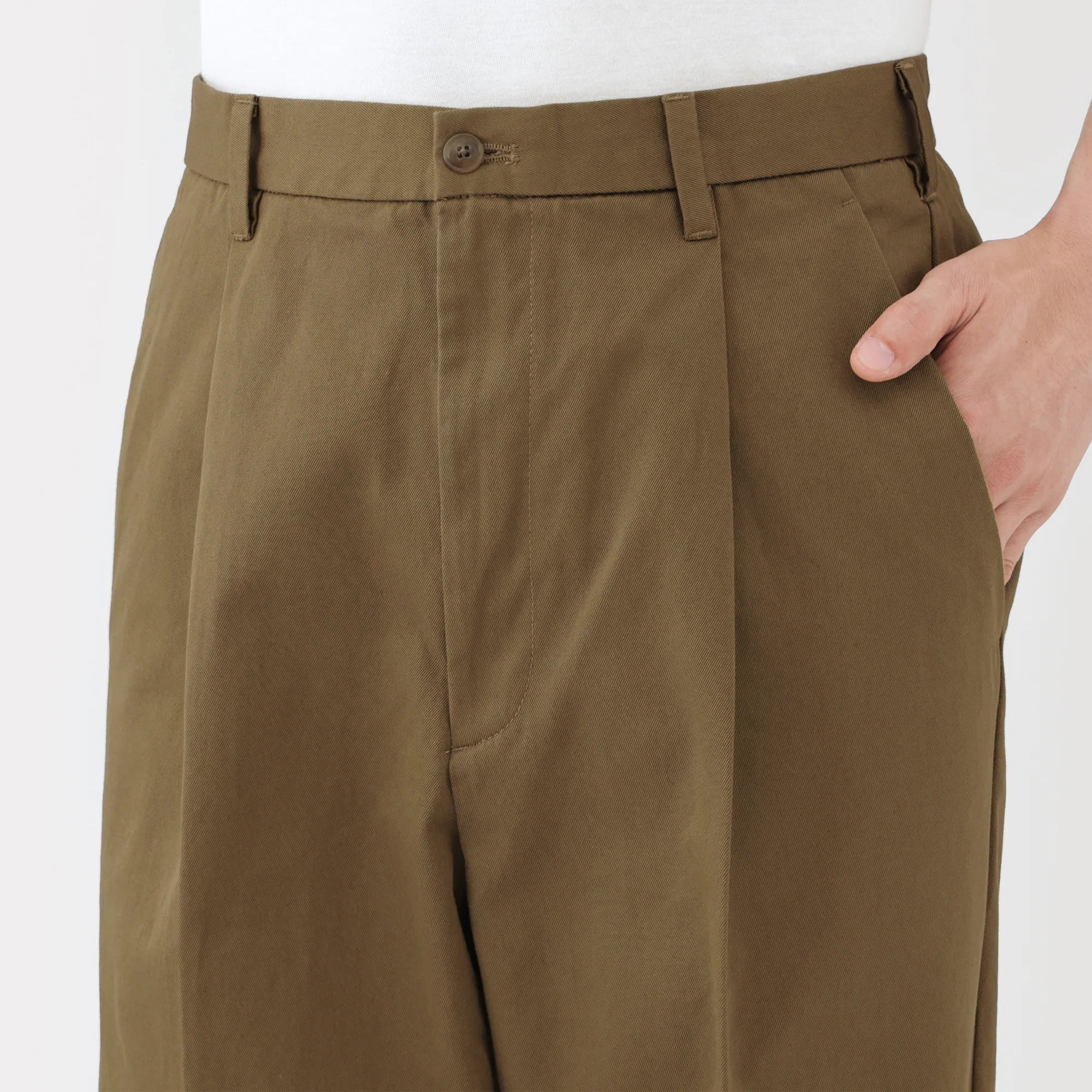 Chino Pleated Wide Pants - Image 16