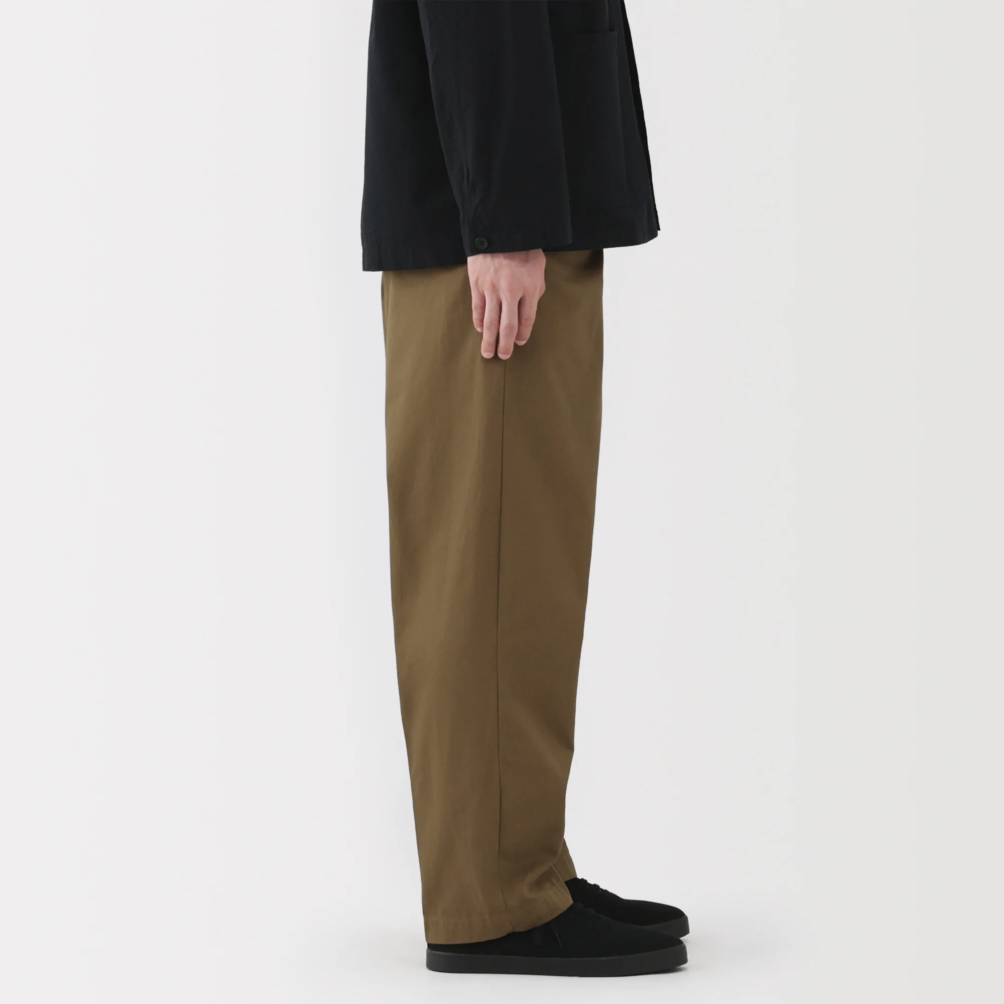Chino Pleated Wide Pants - Image 5