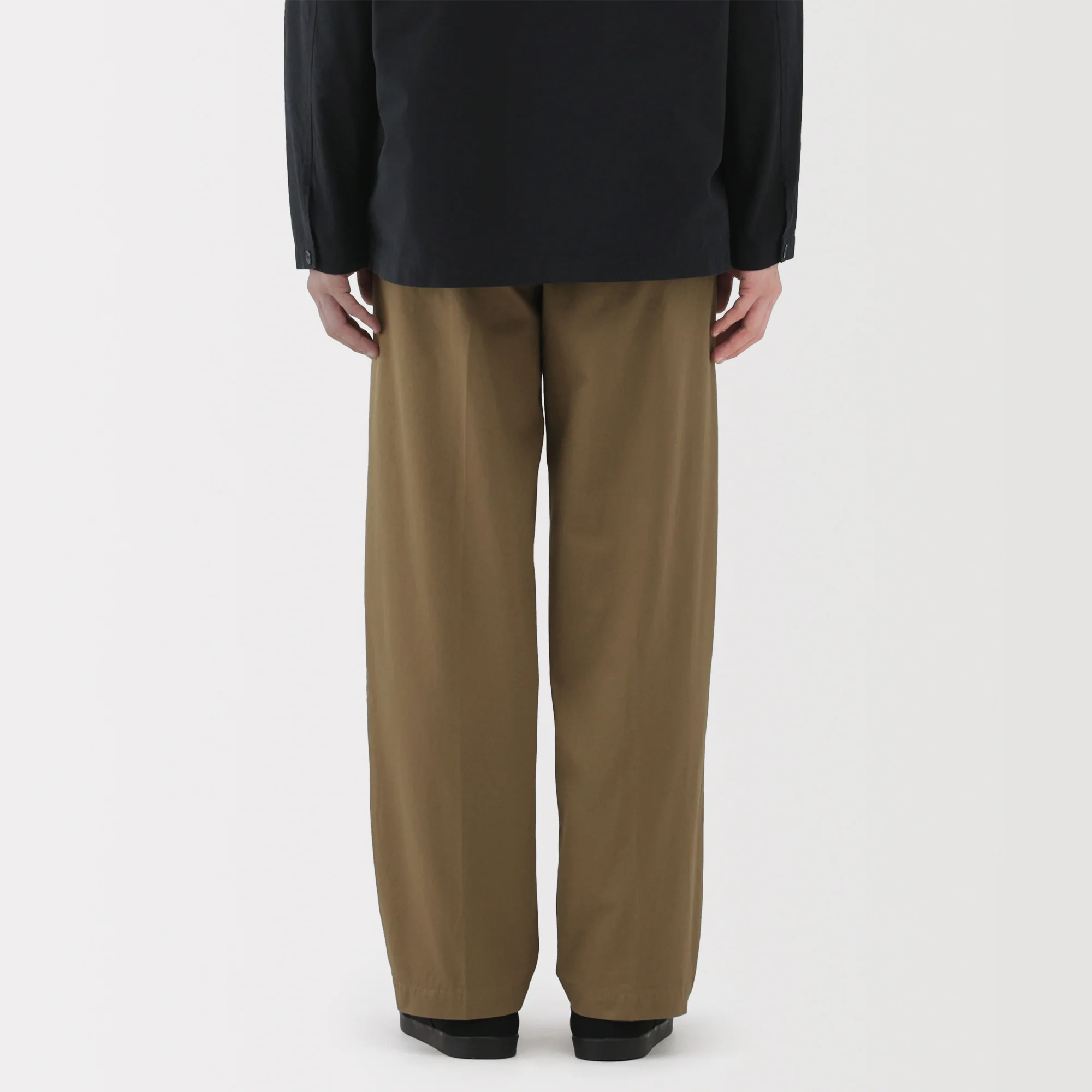 Chino Pleated Wide Pants - Image 6