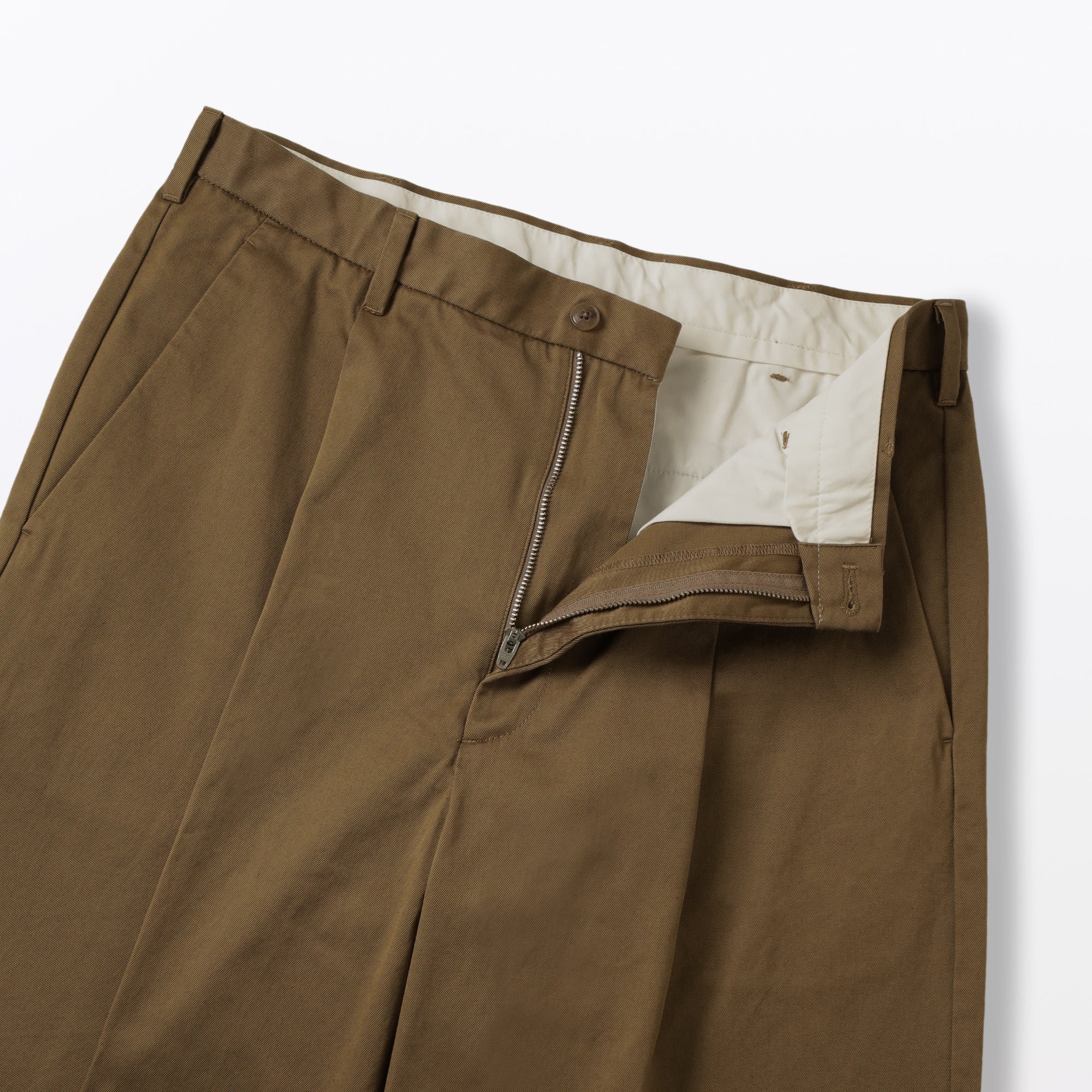 Chino Pleated Wide Pants - Image 9