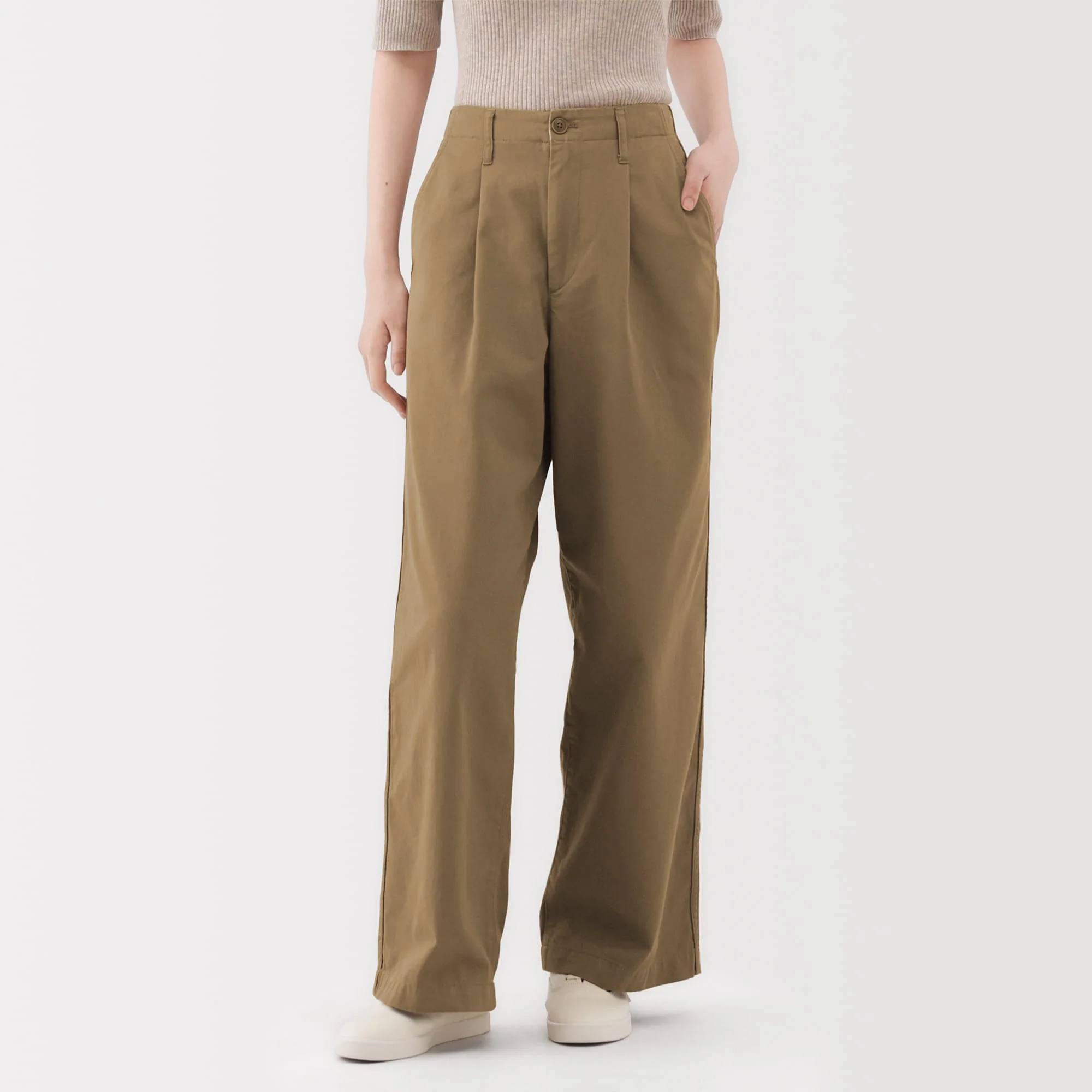 Chino Darted Wide Pants - Image 3