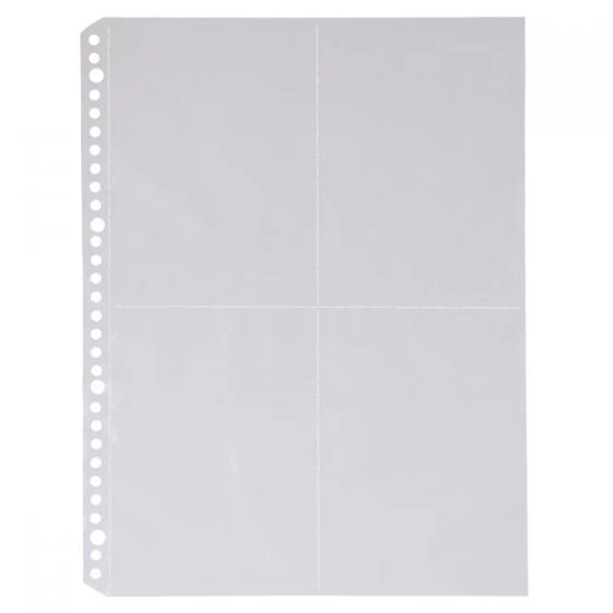 Clear Pocket Refill for Postcard 10 Sheets