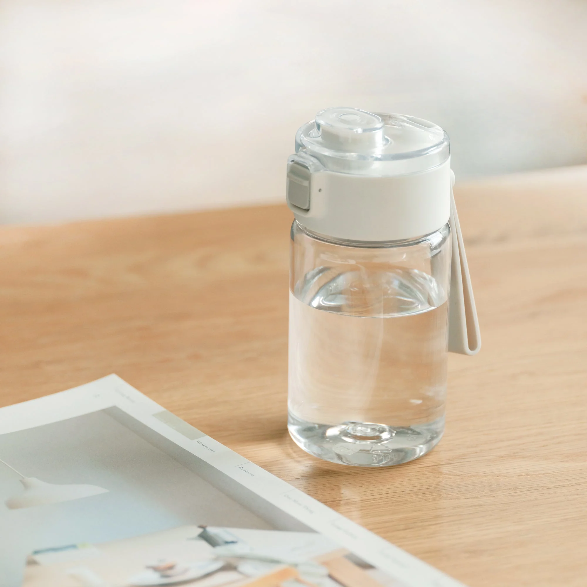 Clear Water Bottle 11.8 fl oz - Image 2