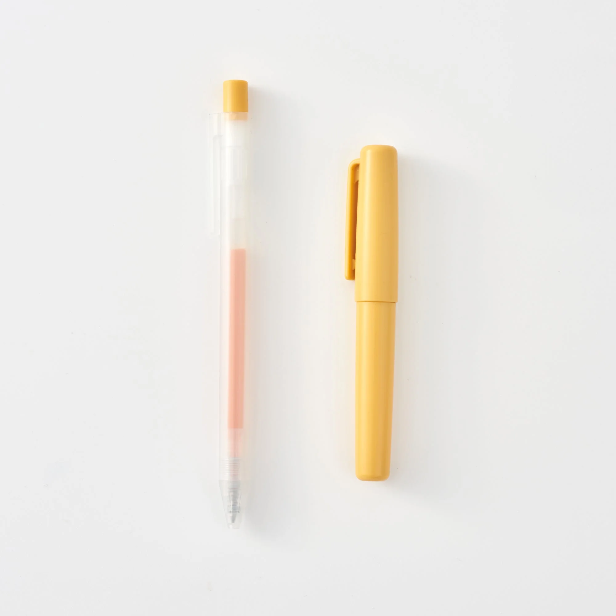 Compact Gel Ink Ballpoint Pen Cap Type 0.5mm - Brown - Image 5