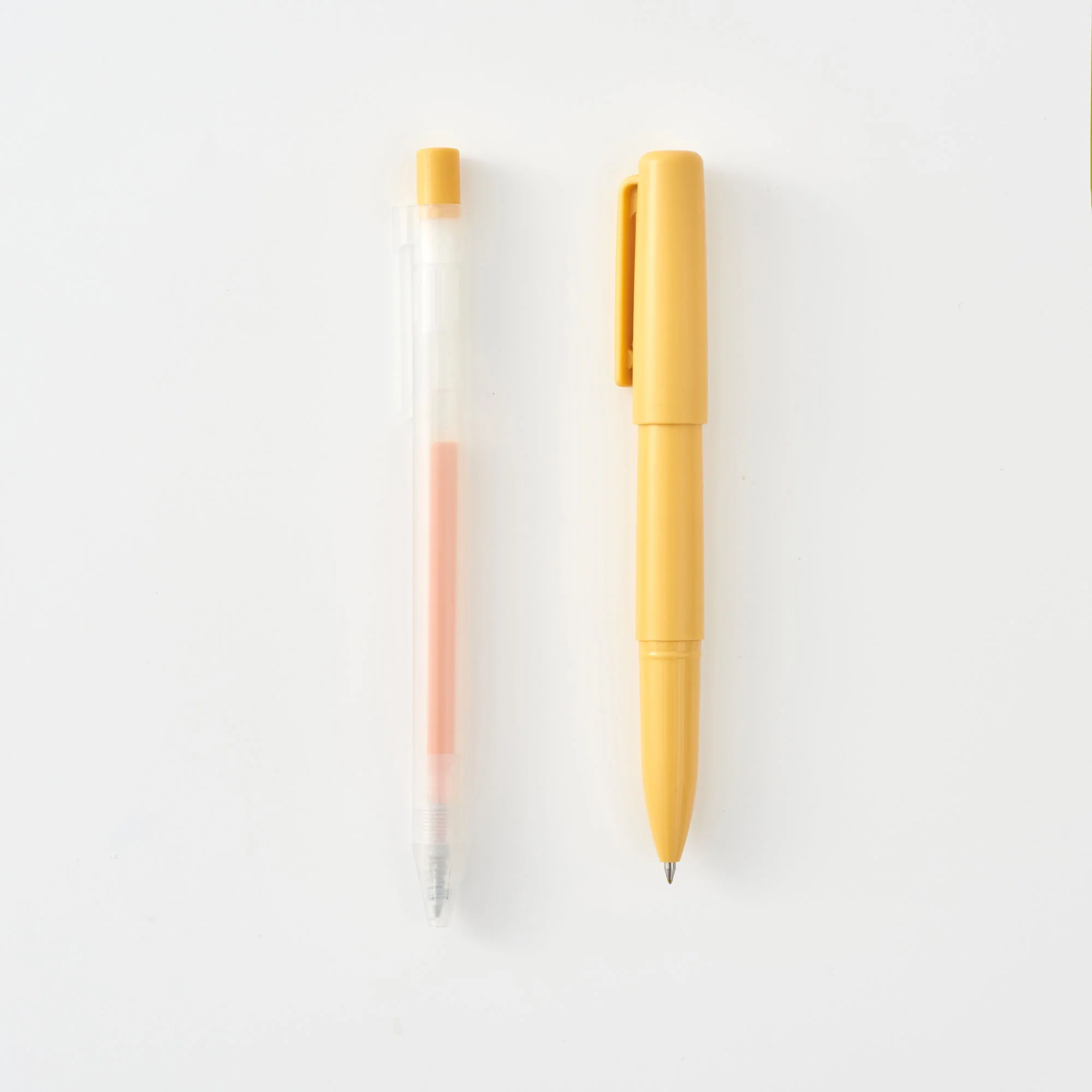 Compact Gel Ink Ballpoint Pen Cap Type 0.5 mm - Cyan - Image 6