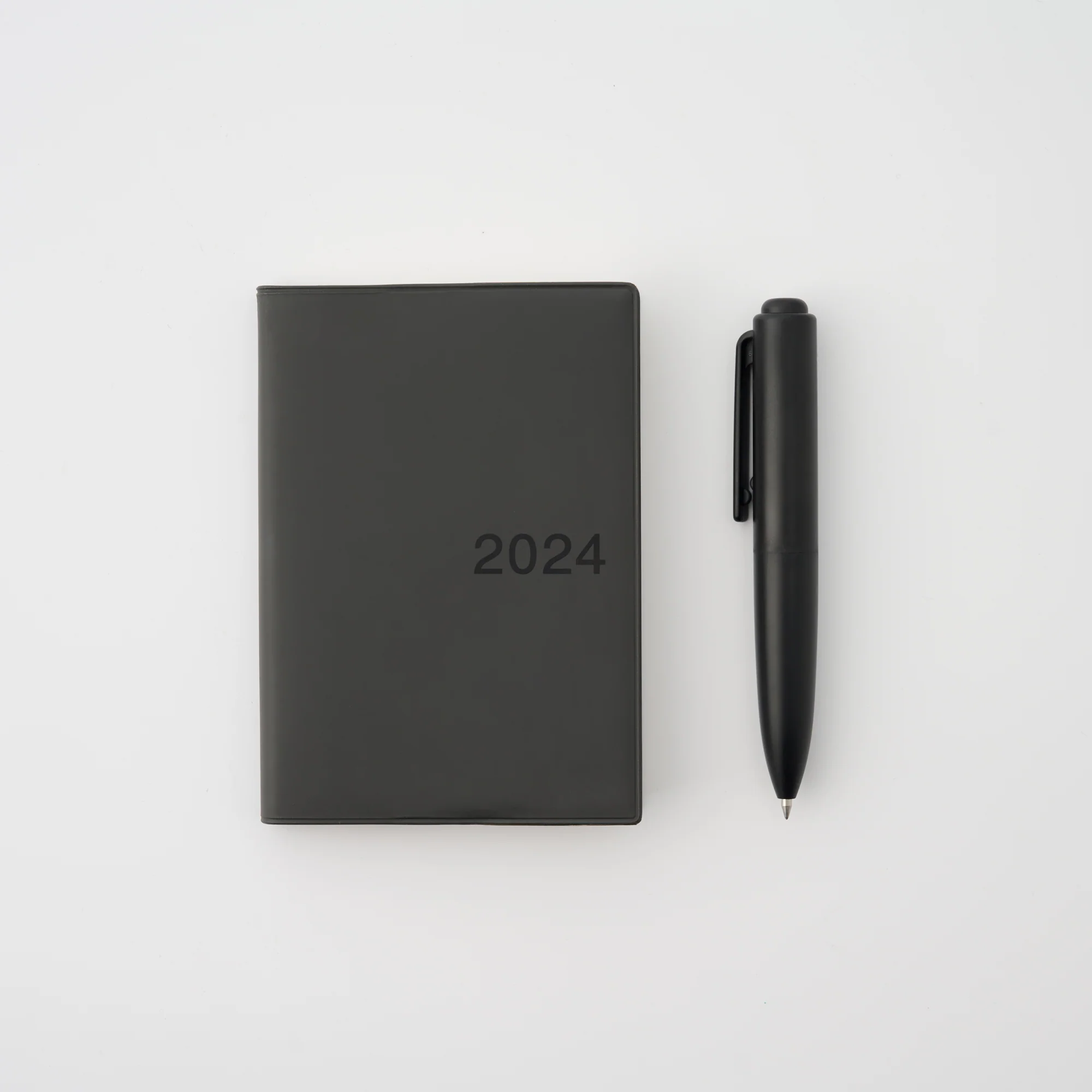 Compact Gel Ink Ballpoint Pen Knock Type 0.5 mm - Black - Image 4