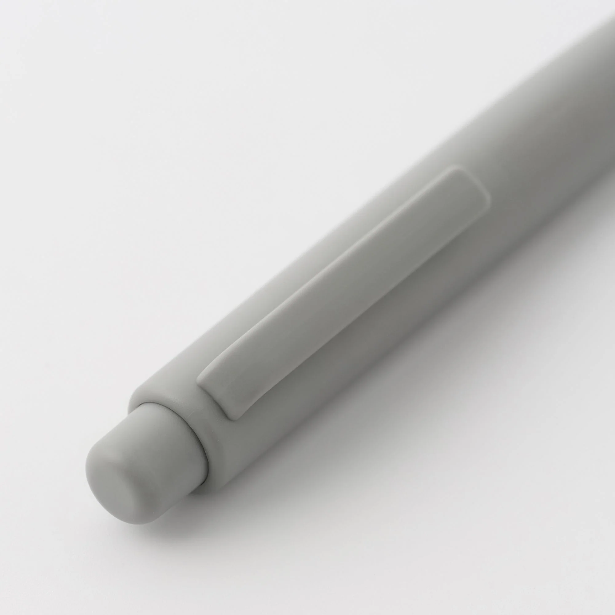Compact Gel Ink Ballpoint Pen Knock Type 0.5 mm - Gray - Image 3
