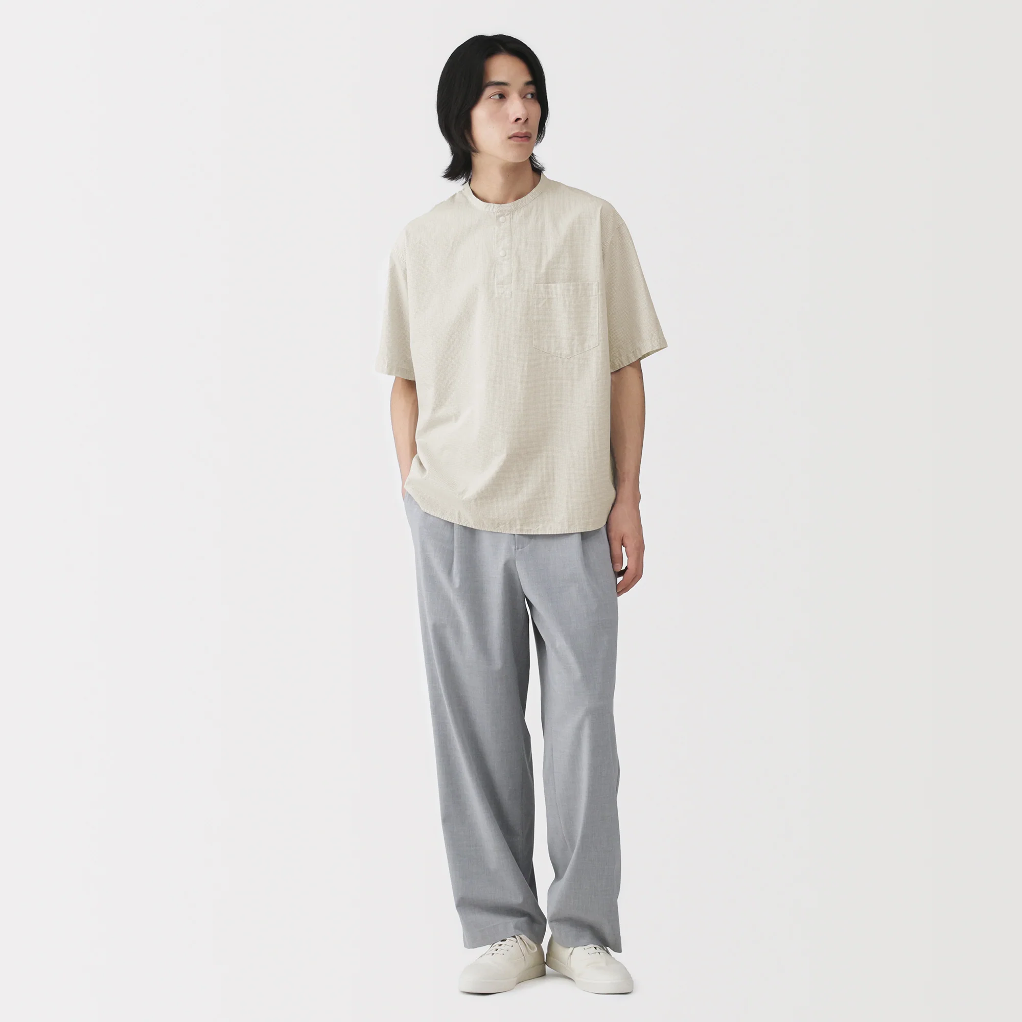Cool Touch Henley T-Shirt - Image 44