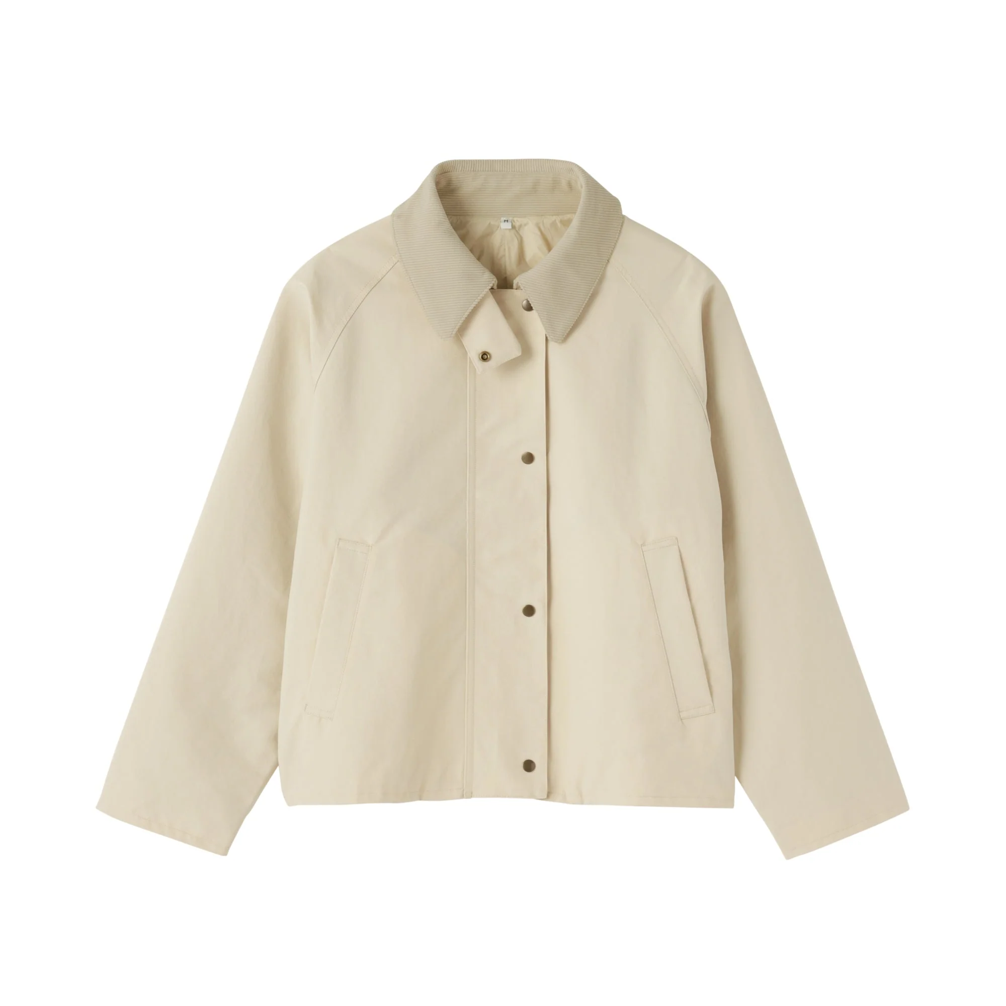 Corduroy Collar Short Blouson - Image 11