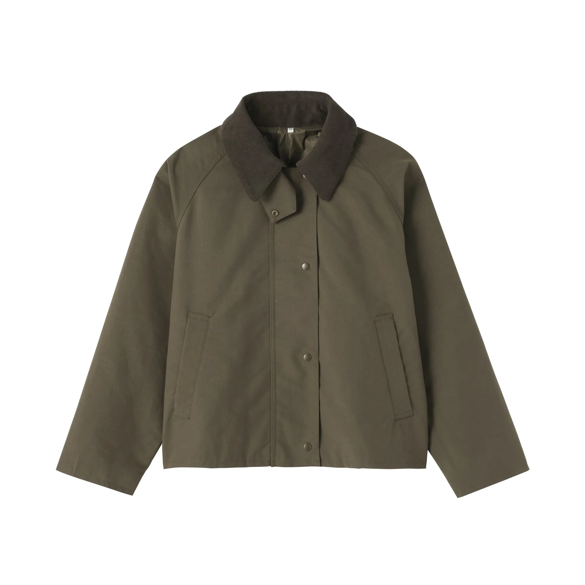 Corduroy Collar Short Blouson - Image 20