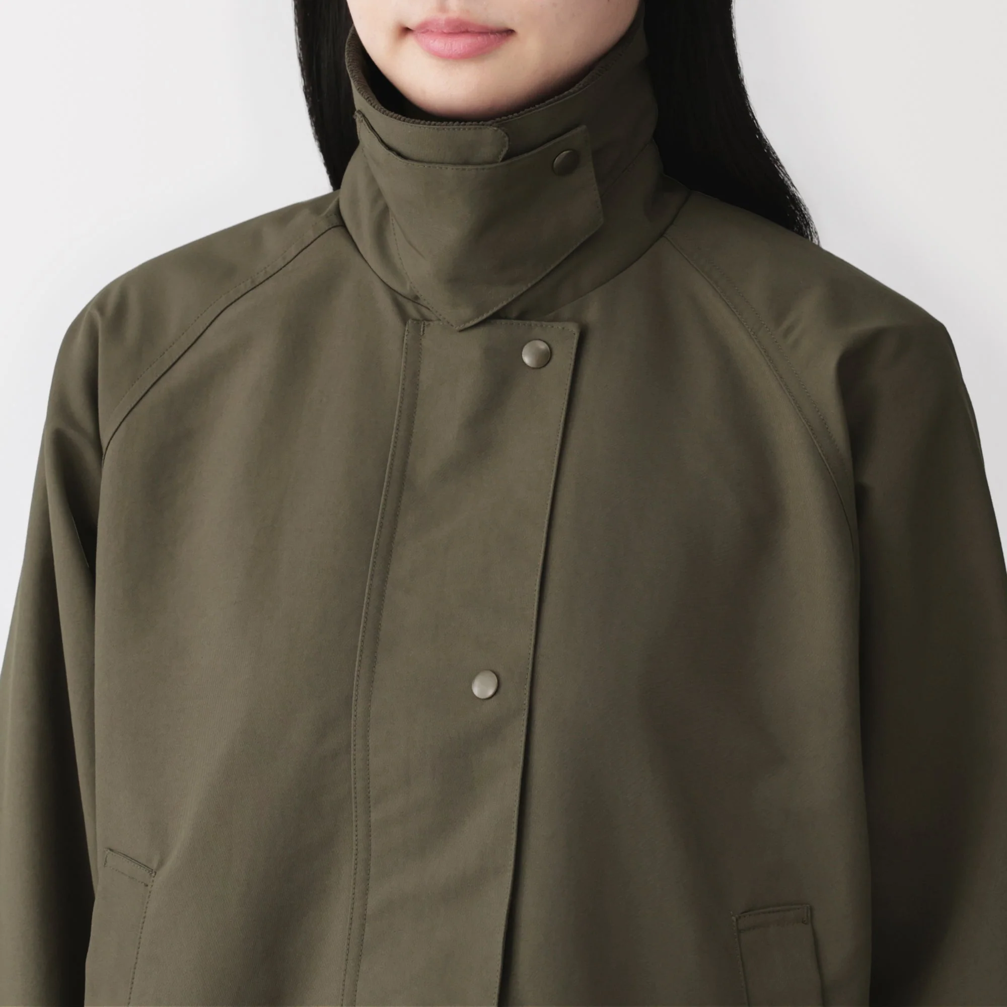 Corduroy Collar Short Blouson - Image 26
