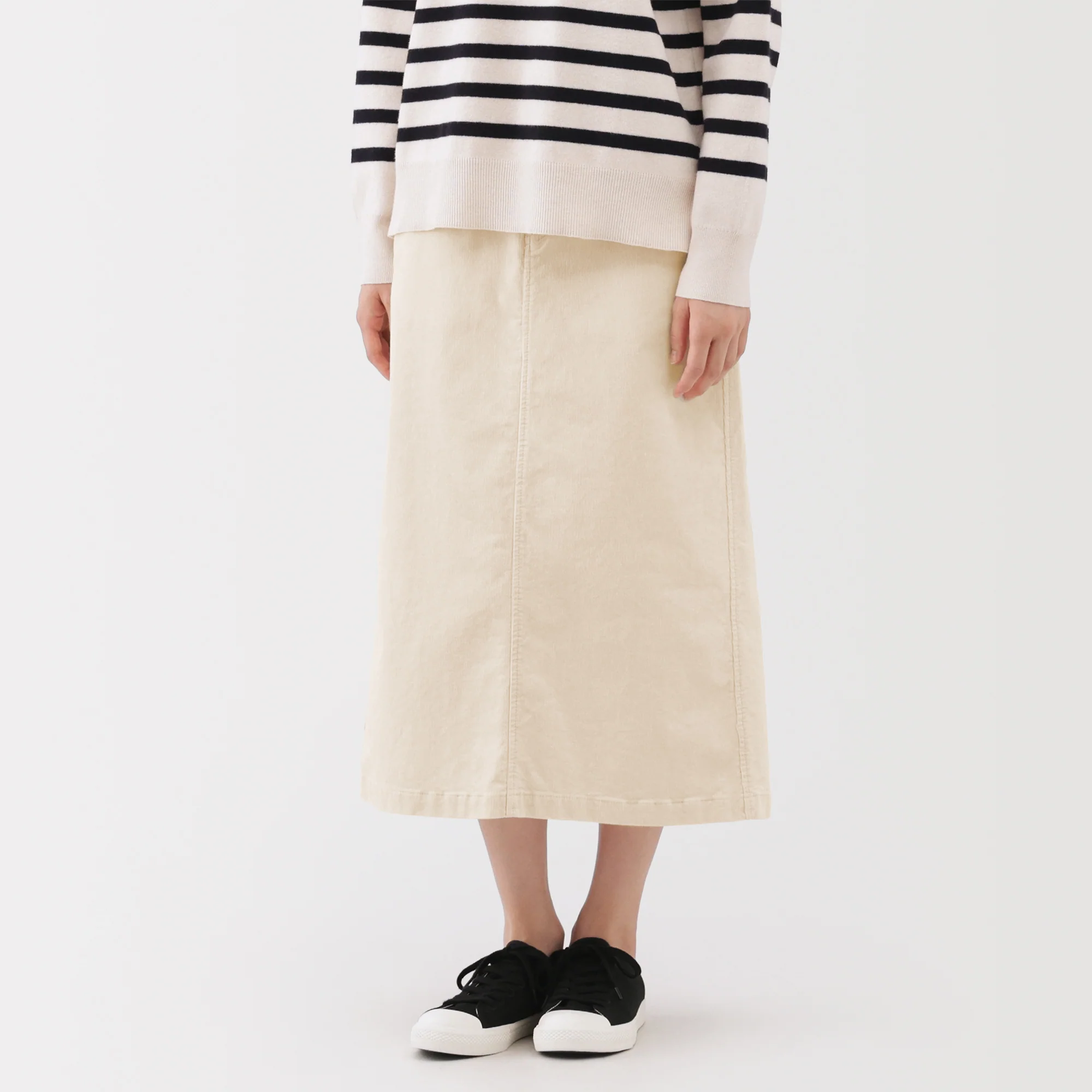 Corduroy Pencil Skirt - Image 27