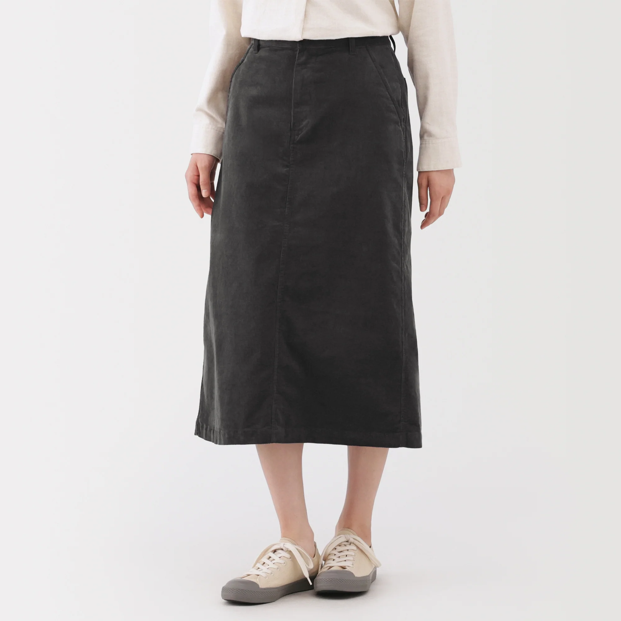 Corduroy Pencil Skirt - Image 3