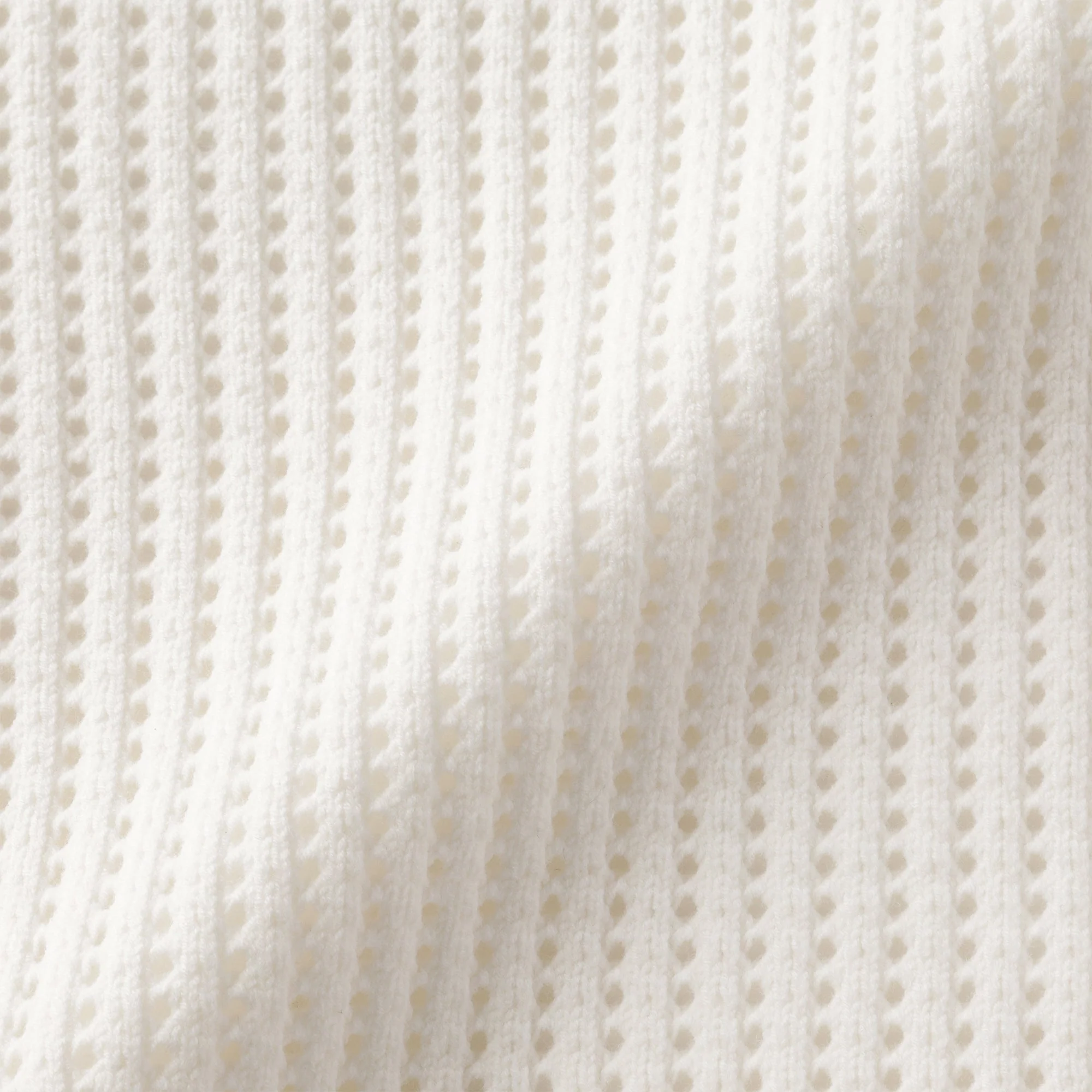 Cotton Blend Mesh Sweater - Image 24