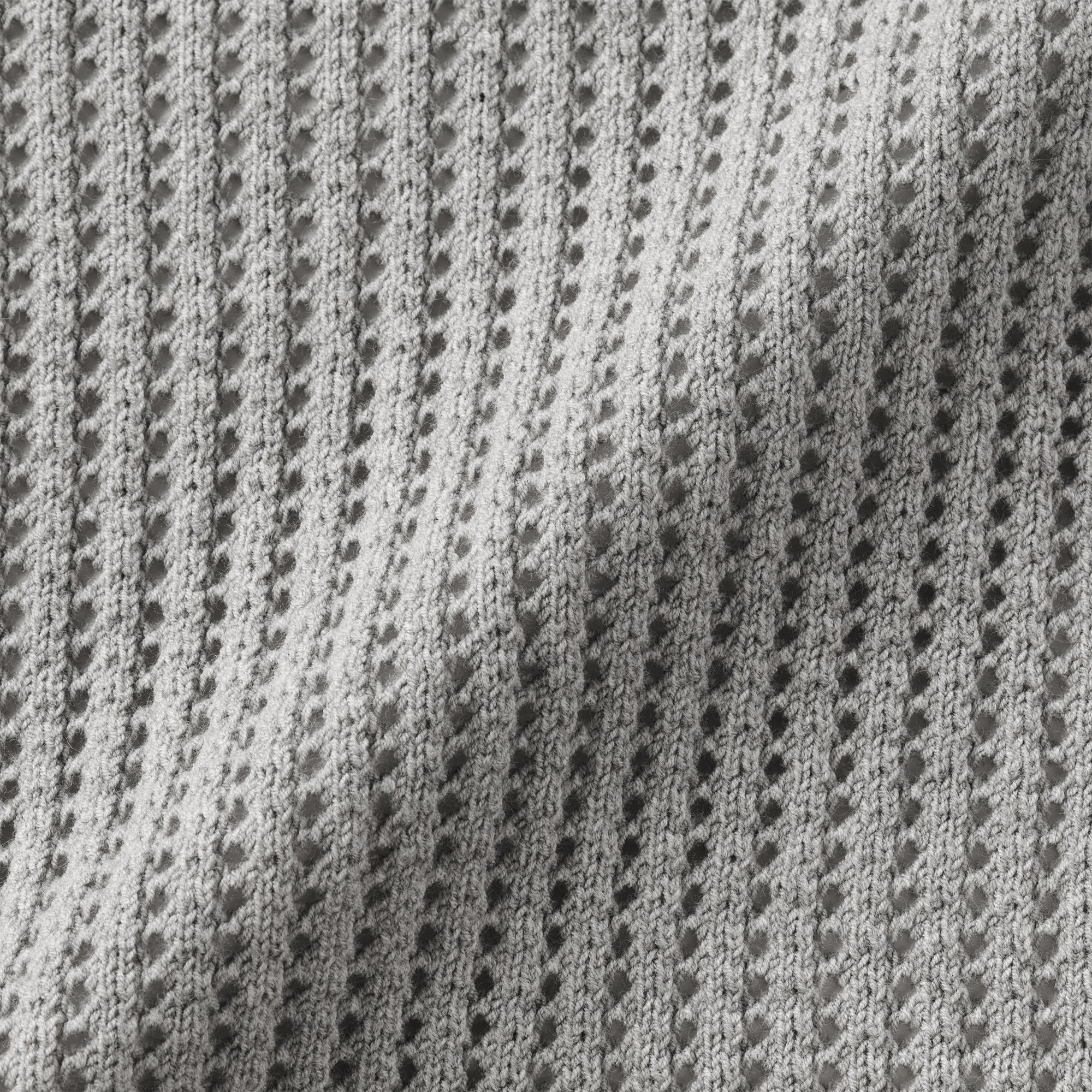 Cotton Blend Mesh Sweater - Image 32