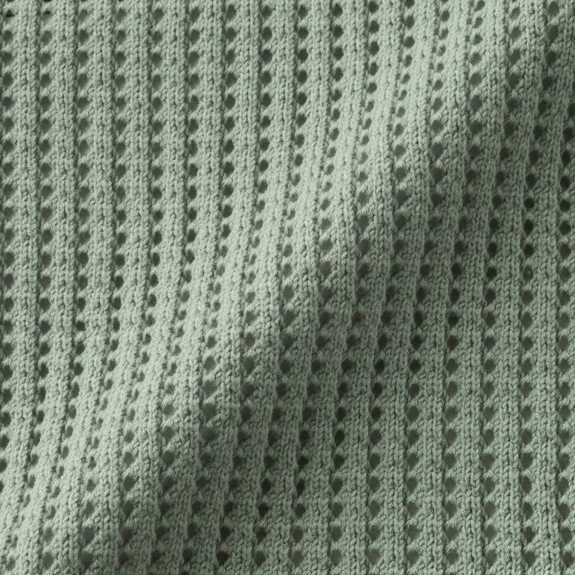 Cotton Blend Mesh Sweater - Image 48