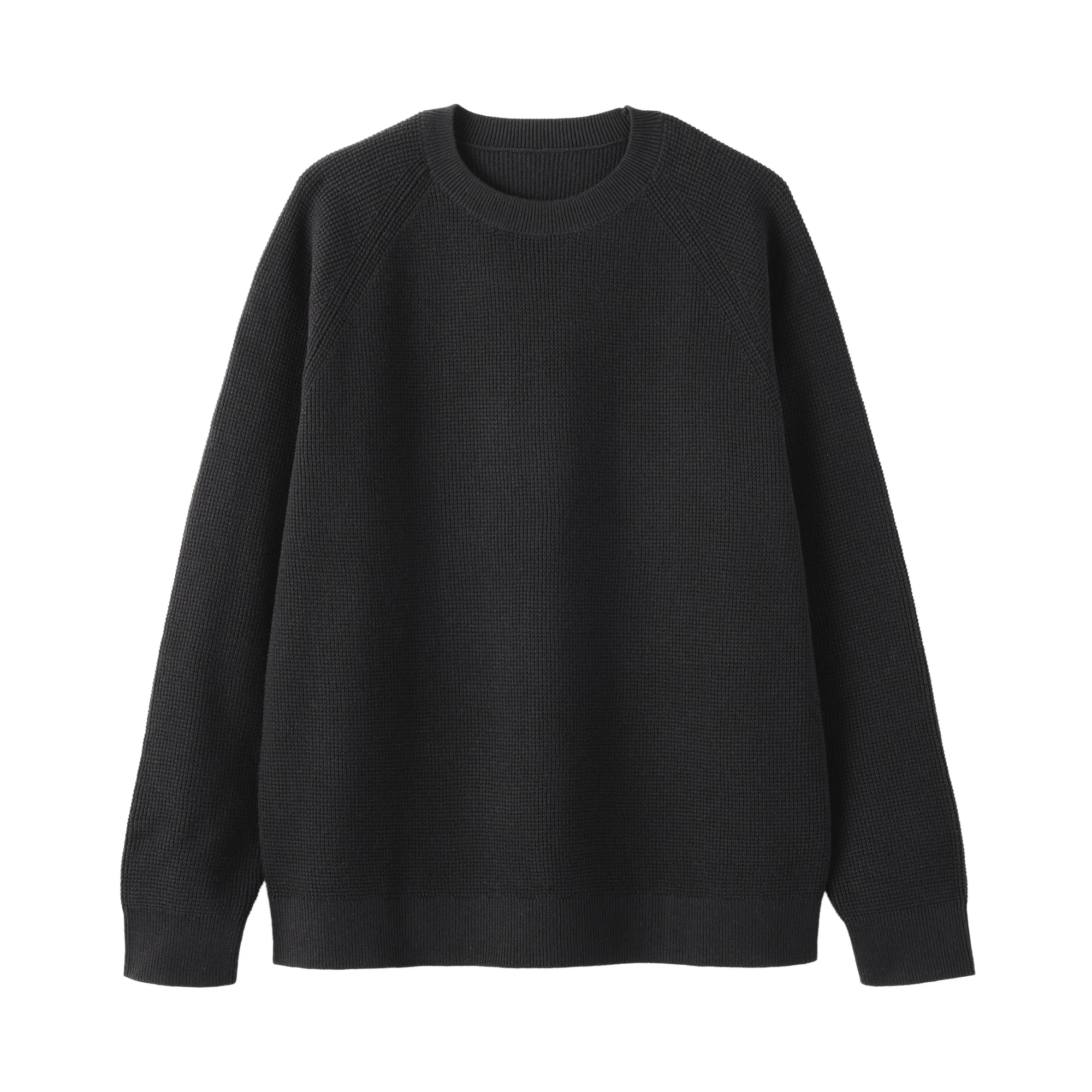 Cotton Blend Waffle Sweater - Image 16