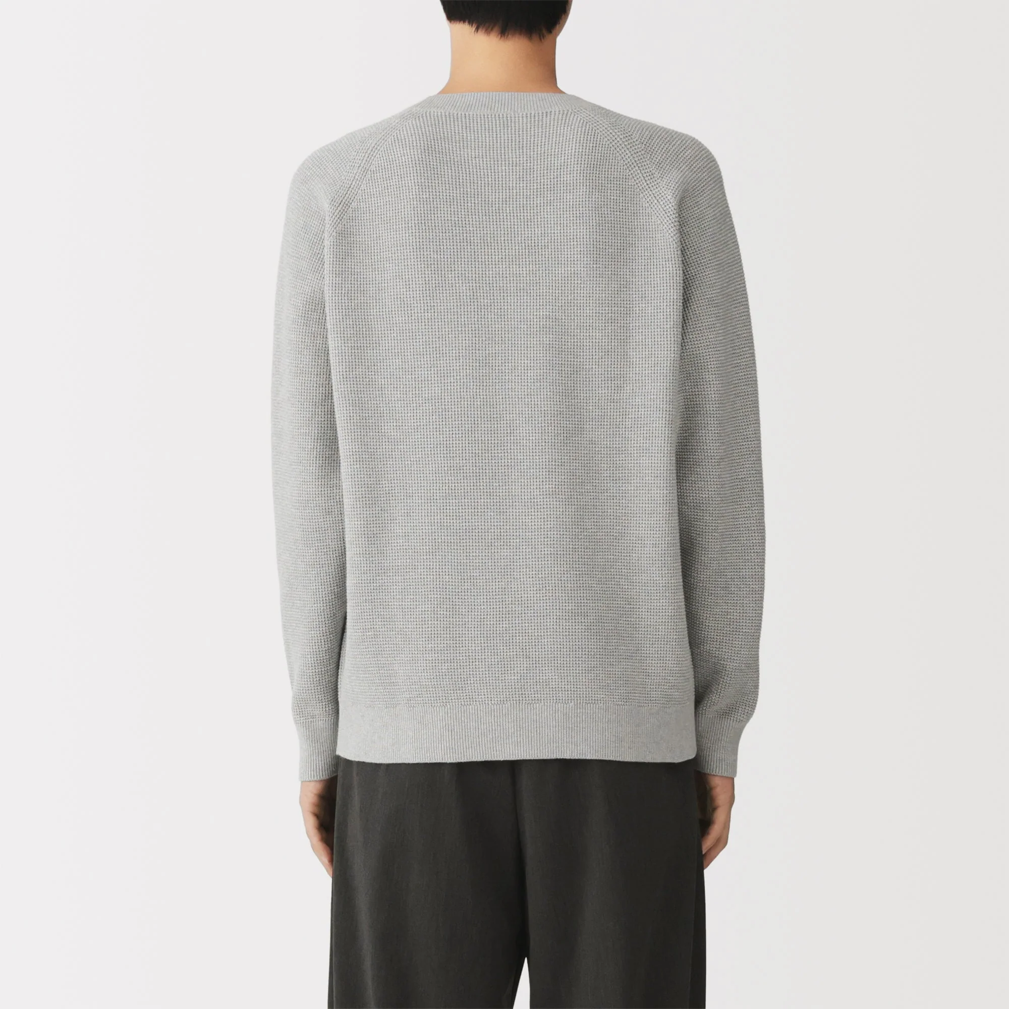 Cotton Blend Waffle Sweater - Image 20