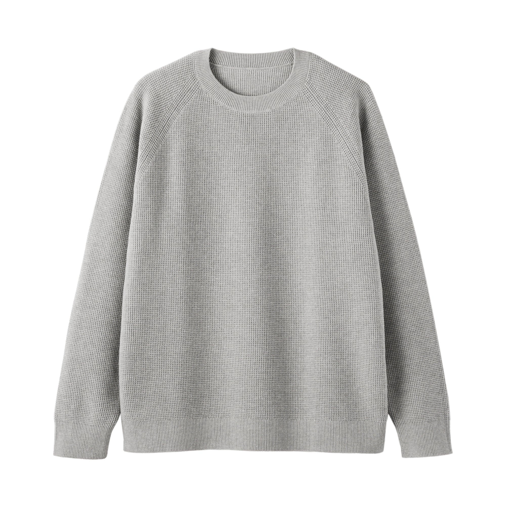 Cotton Blend Waffle Sweater - Image 23