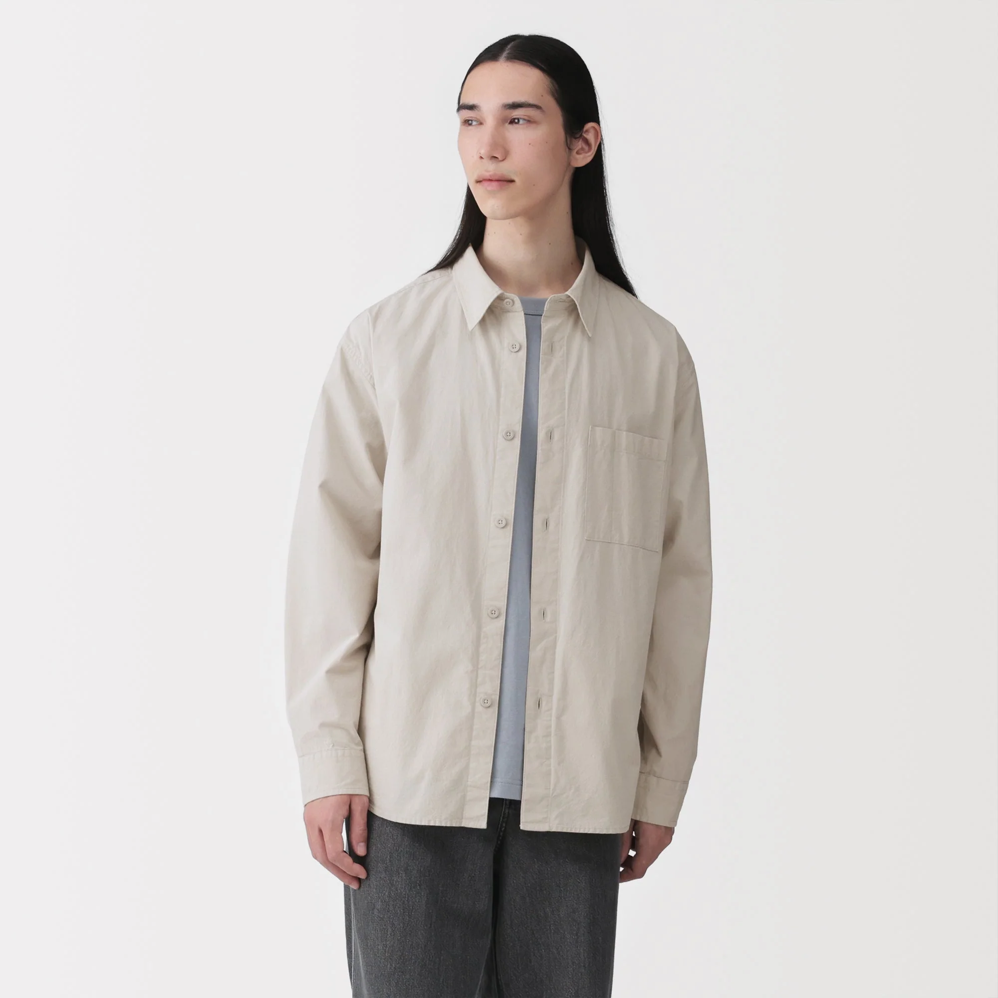 Cotton Broadcloth Overshirt - Image 21