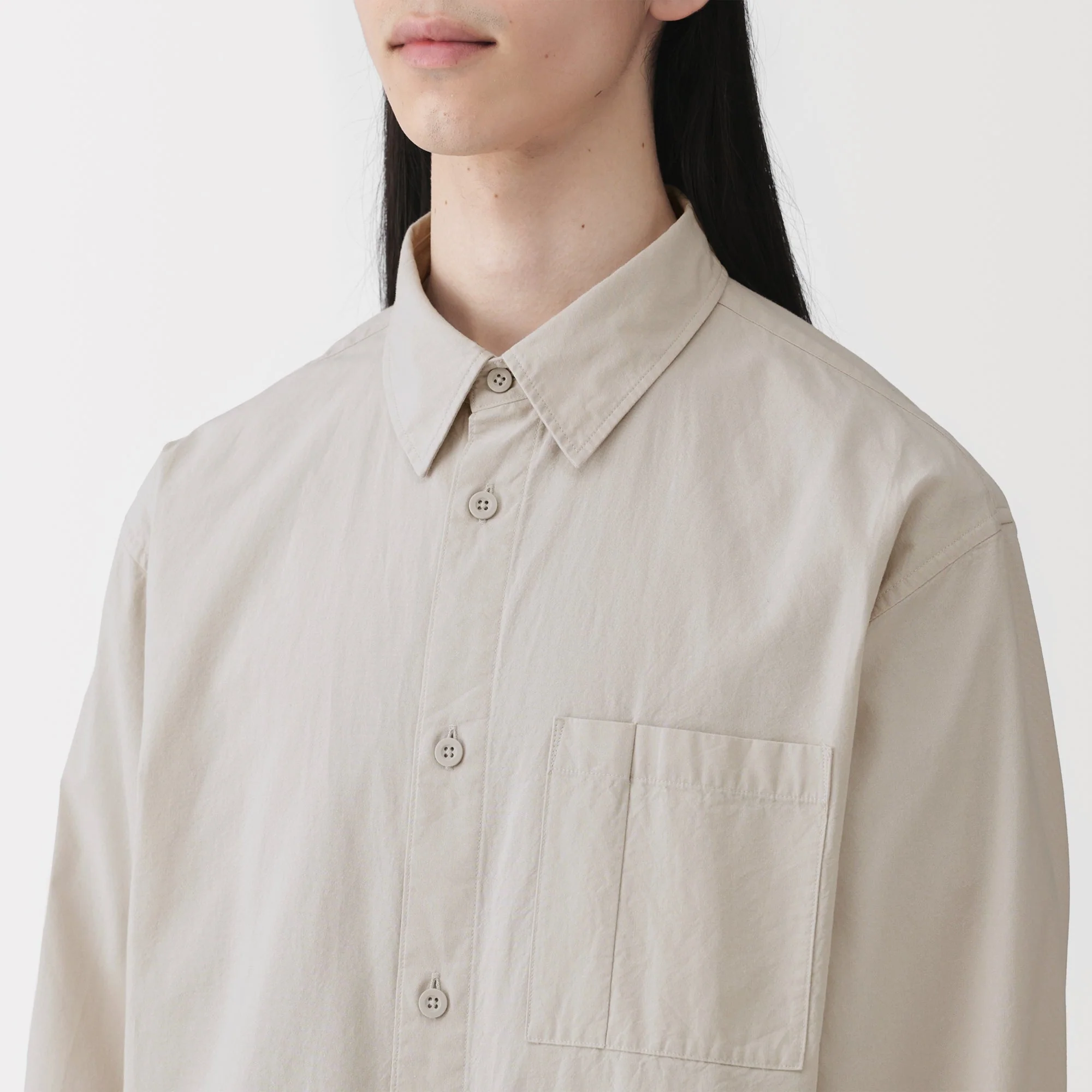 Cotton Broadcloth Overshirt - Image 25
