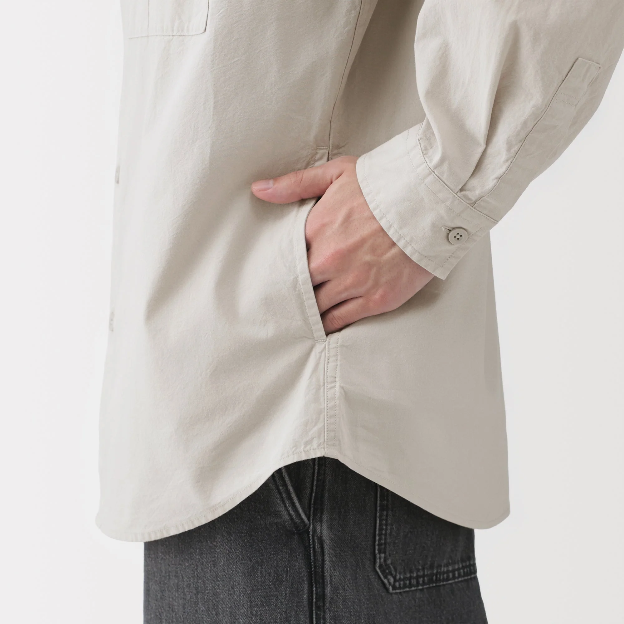 Cotton Broadcloth Overshirt - Image 27