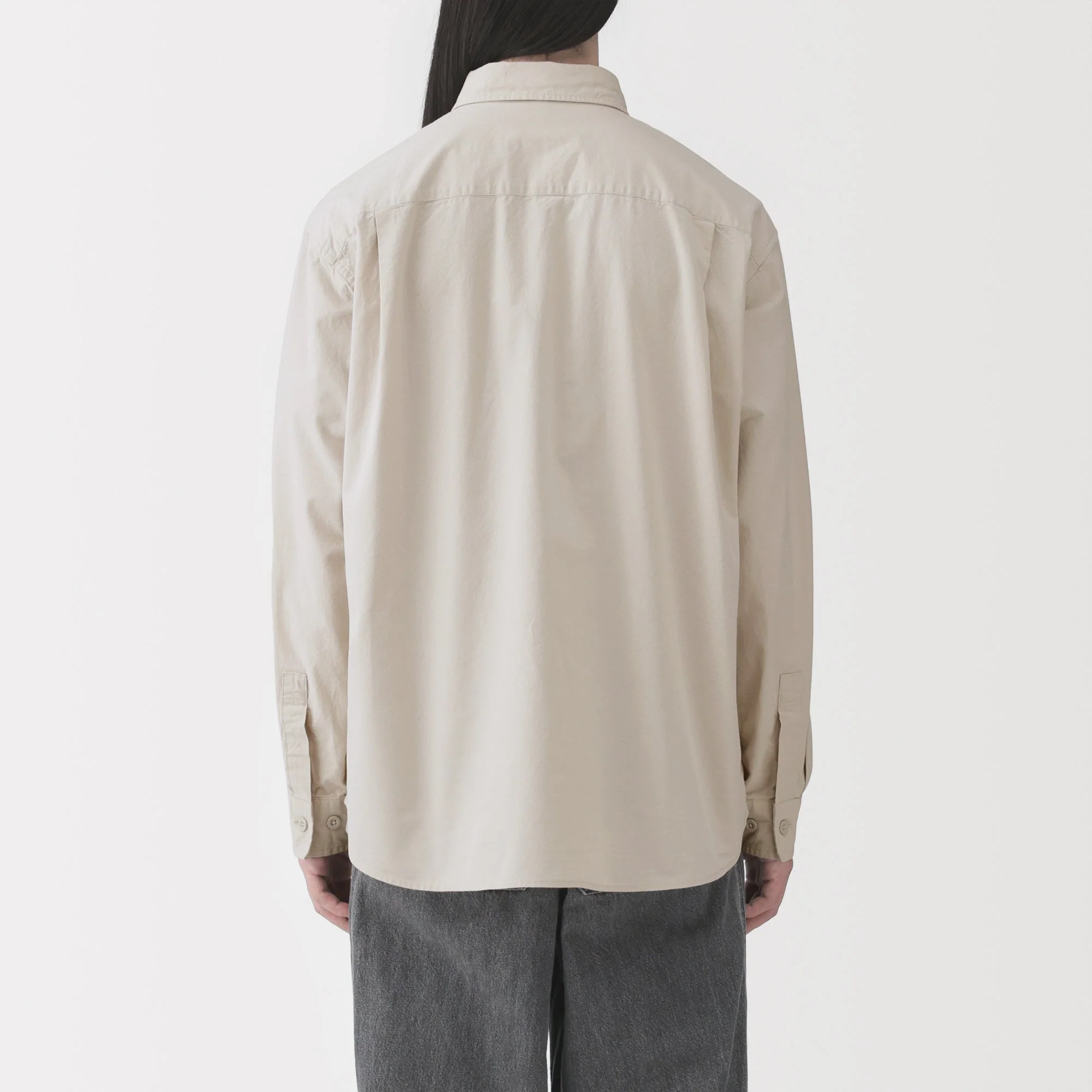 Cotton Broadcloth Overshirt - Image 6