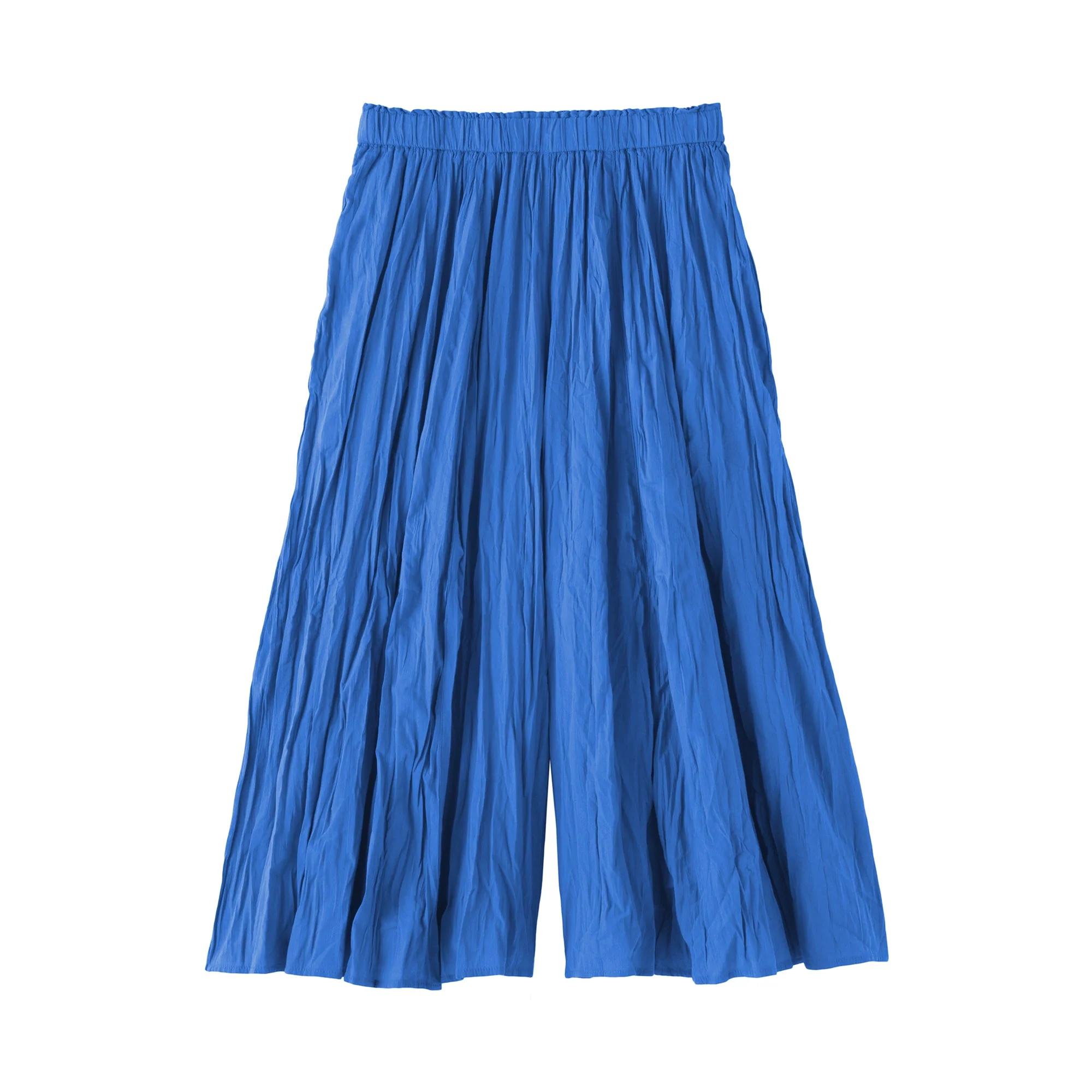 Cotton Crepe Skirt Pants - Image 14