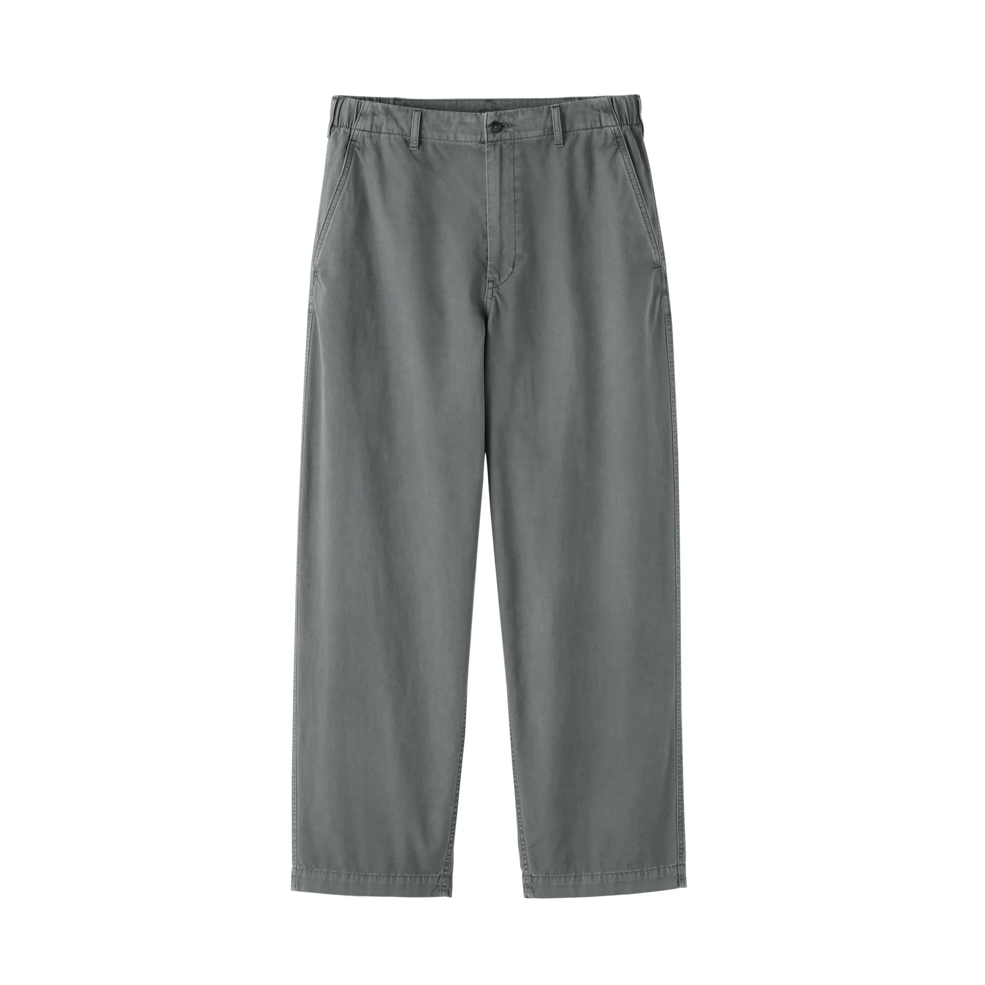 Cotton Garment Dyed Pants - Image 2