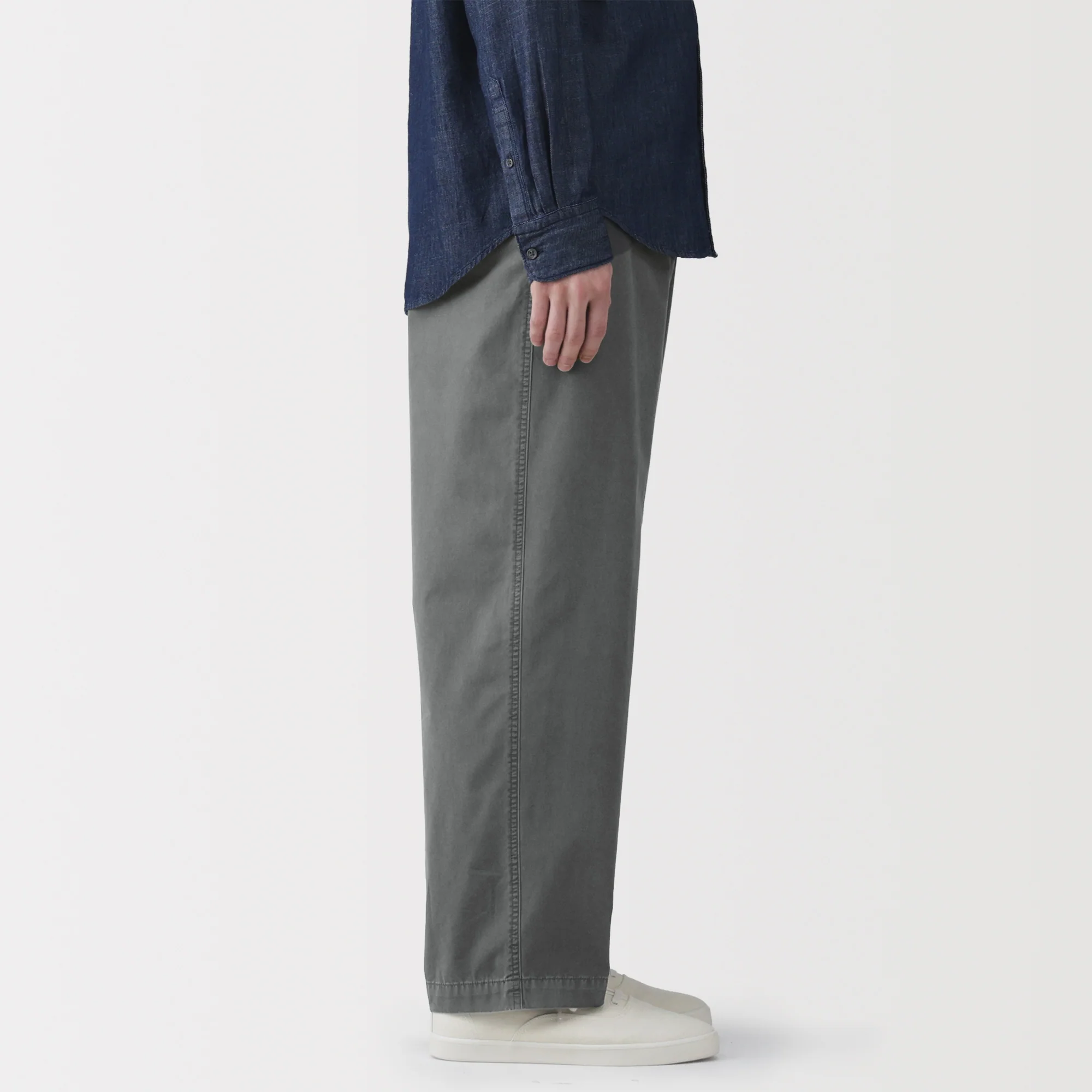 Cotton Garment Dyed Pants - Image 5