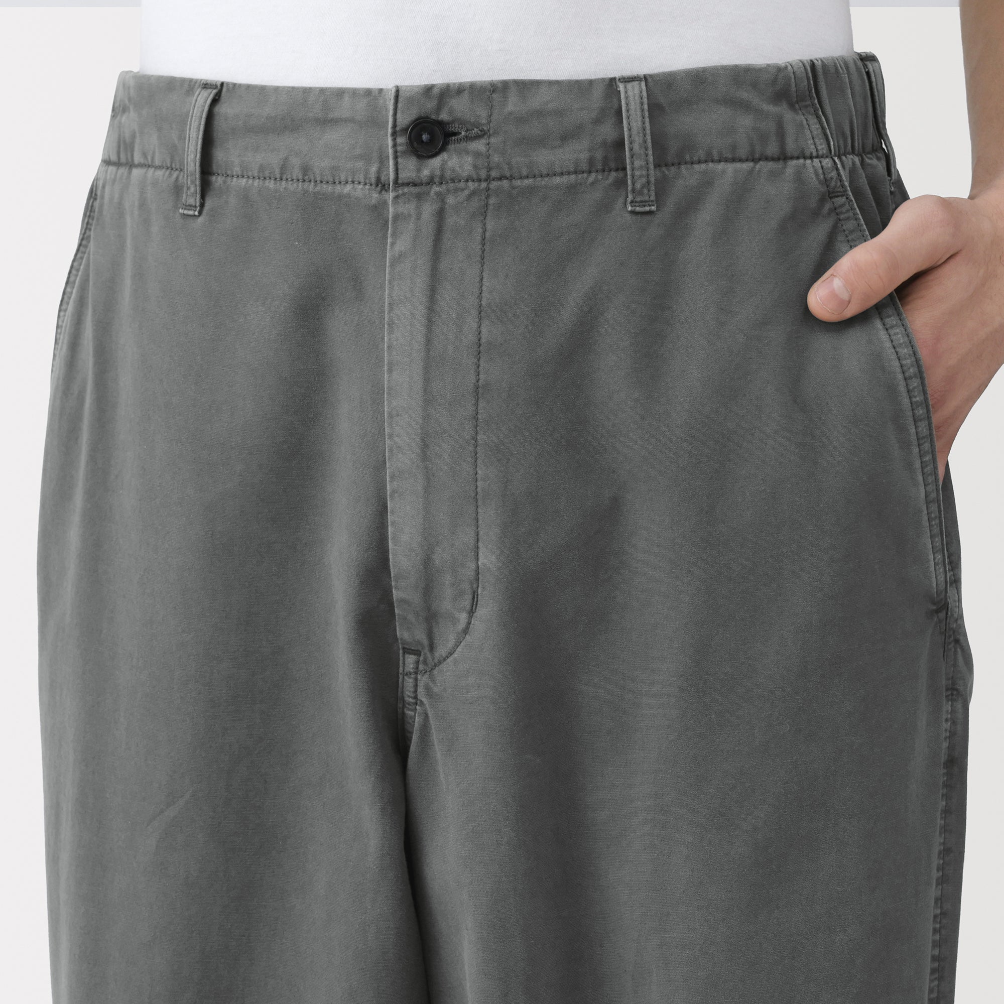 Cotton Garment Dyed Pants - Image 7