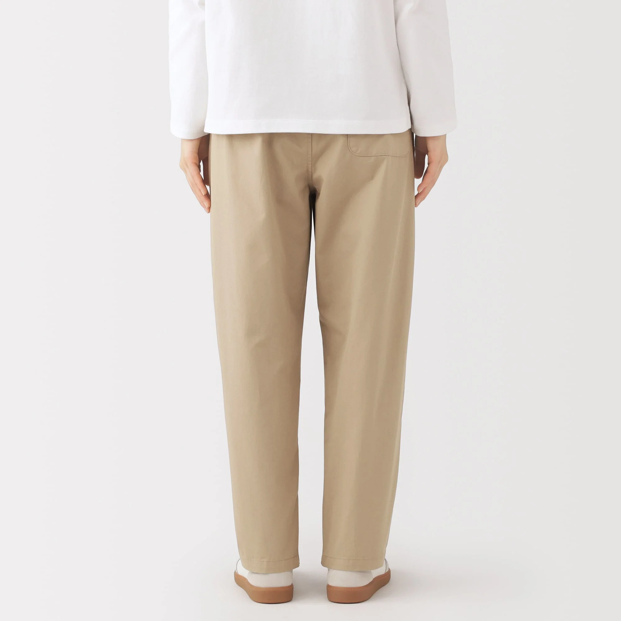 Cotton Easy Tapered Trousers - Image 15