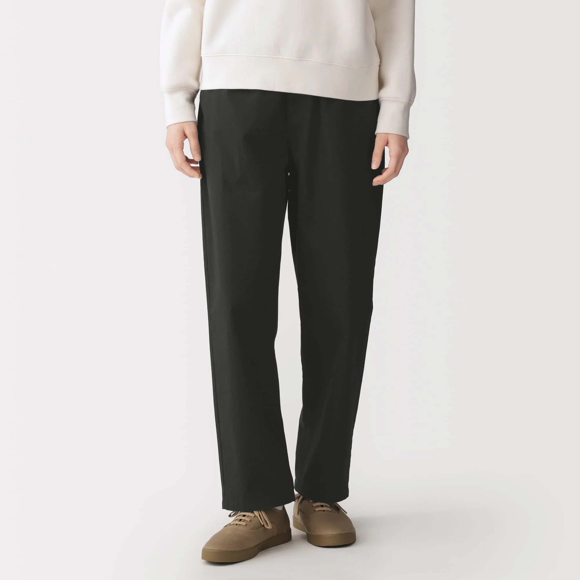 Cotton Easy Tapered Trousers - Image 21
